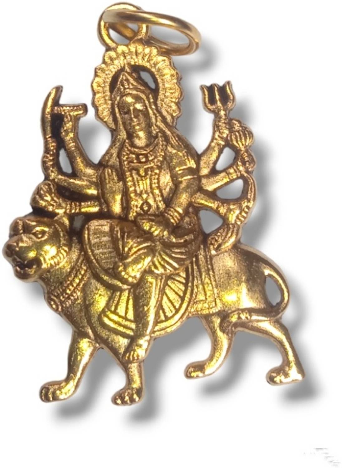 aradhya fashion Maa Durga Locket Protect from Negative Vibes to Kids & Adults Gold-plated Alloy Locket
