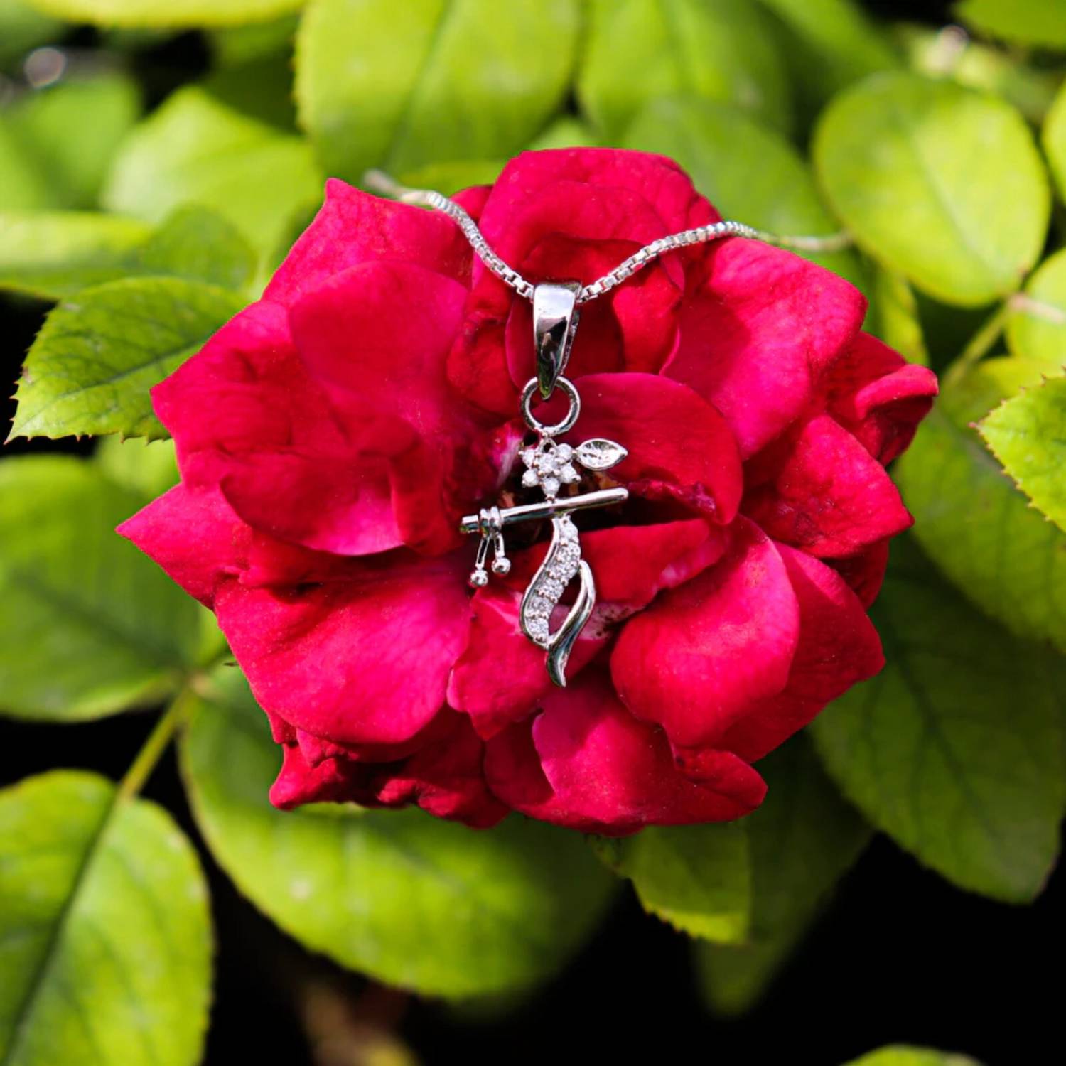 Zarkan 925 Silver Krishna Bansuri Pendant - Image 2