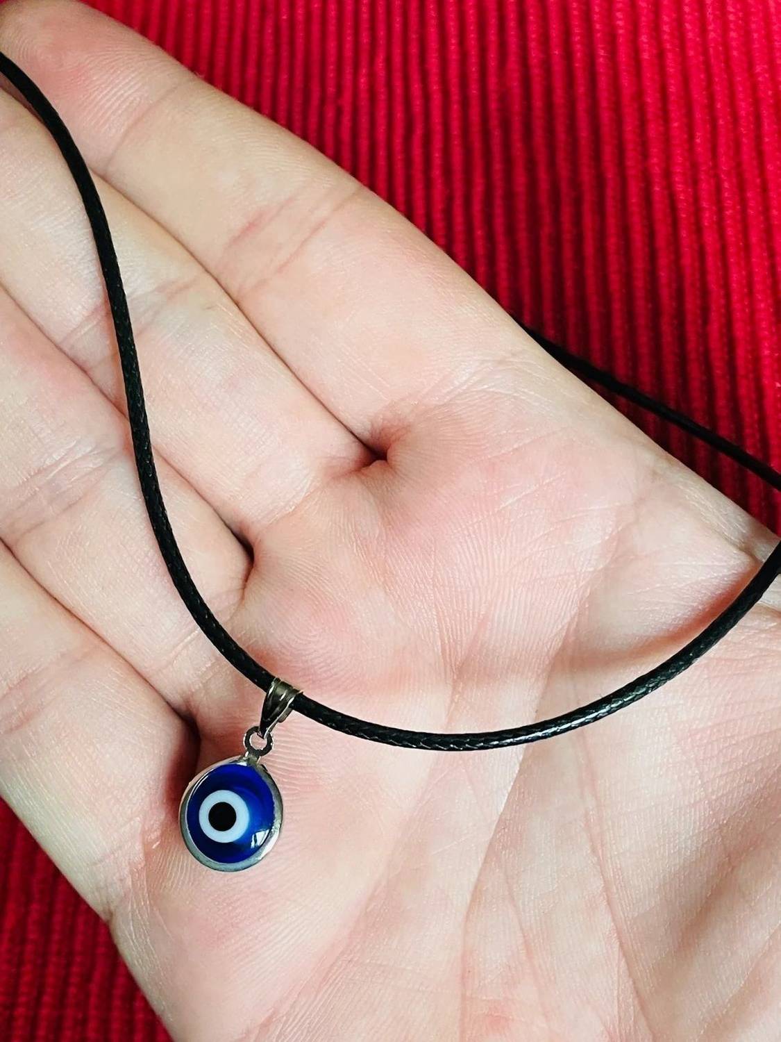 Vivity Turkish Blue Glass Evil Eye Pendant - Image 4