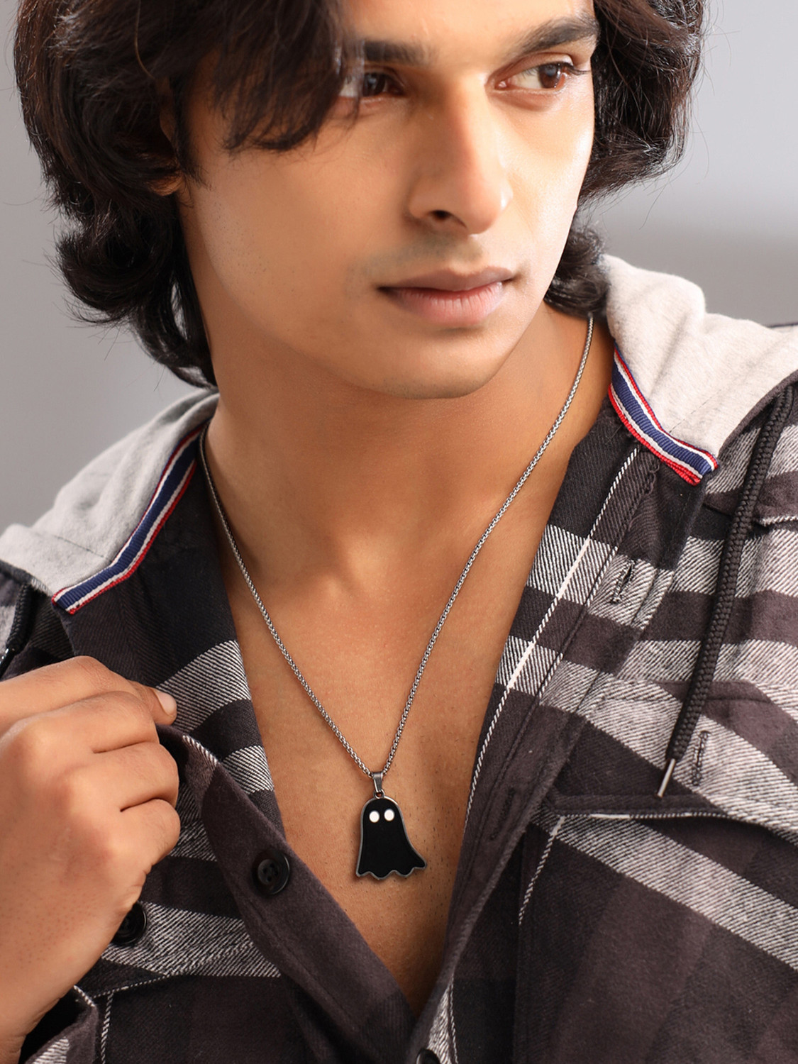 Image of YELLOW CHIMES Chain Pendant for Men Brass