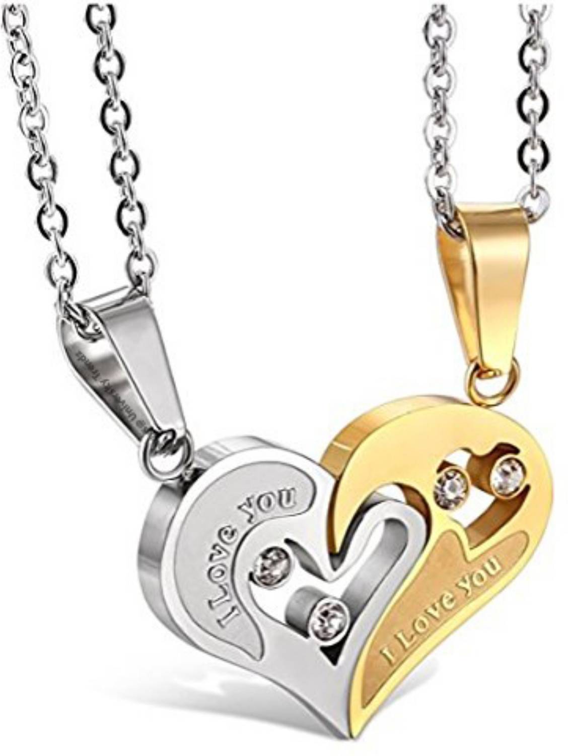 University Trendz Stylish Pendant for Women & Girls II Stylish Daily Wear Pandent Gold-plated, Silver Cubic Zirconia Stainless Steel Pendant