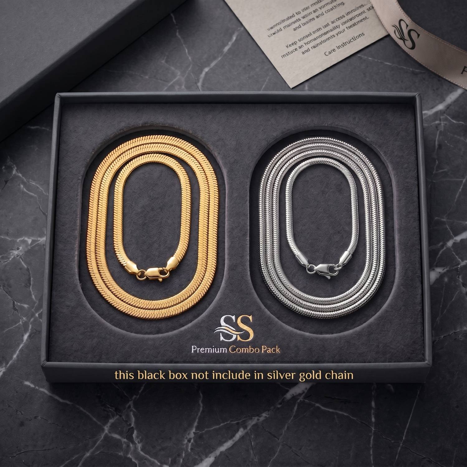 ForlookBeauty FLB Combo Pack - Gold & Silver Chains - Image 1