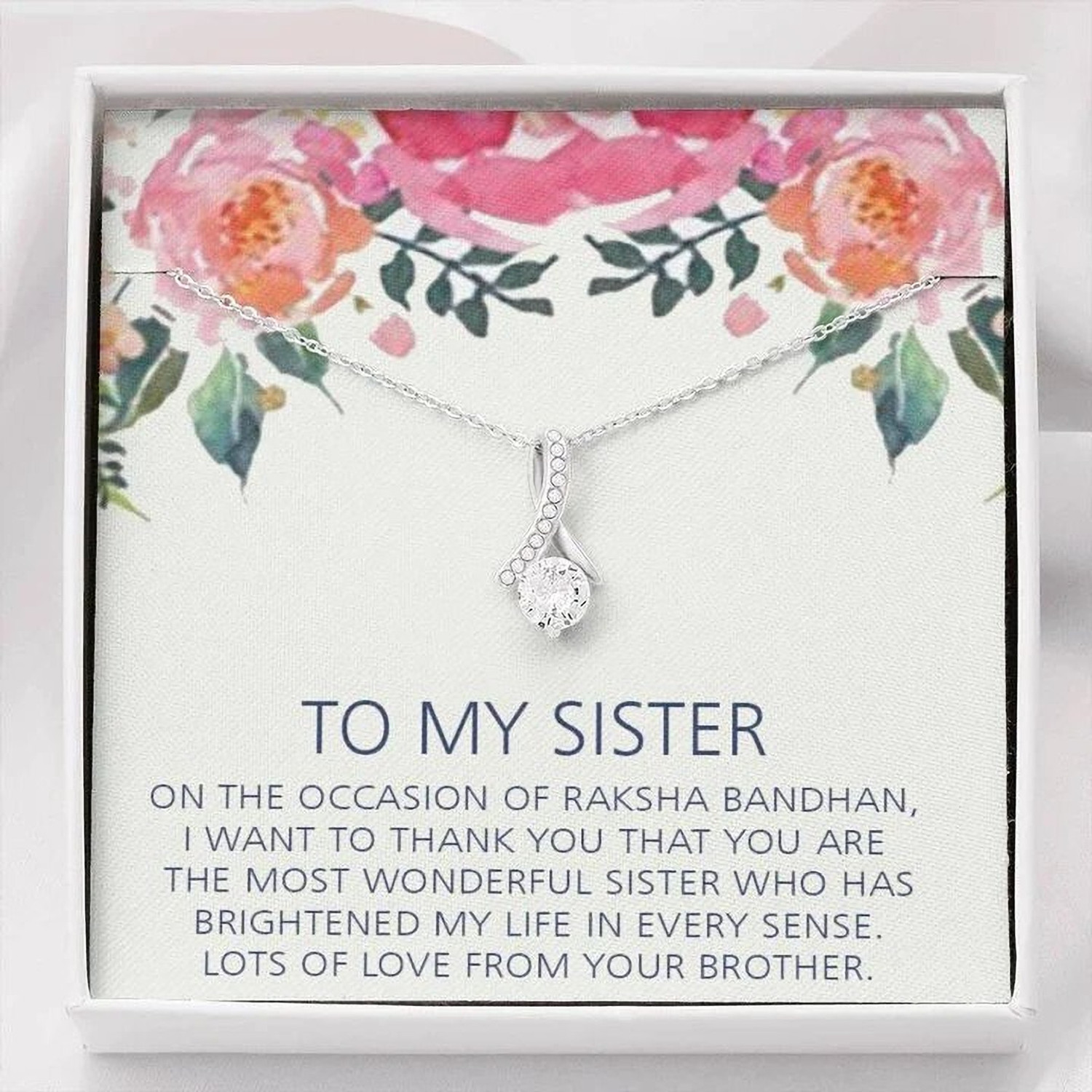 Image of Rakva Rakhi Gift Best Raksha Bandhan Gift To Sister From Brother Sterling Silver