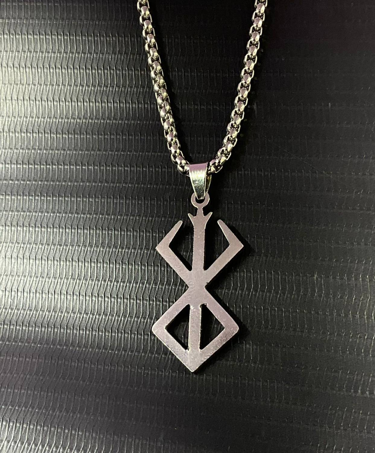 Sky Cart Berserker Silver Pendent Steel Locket - Image 3