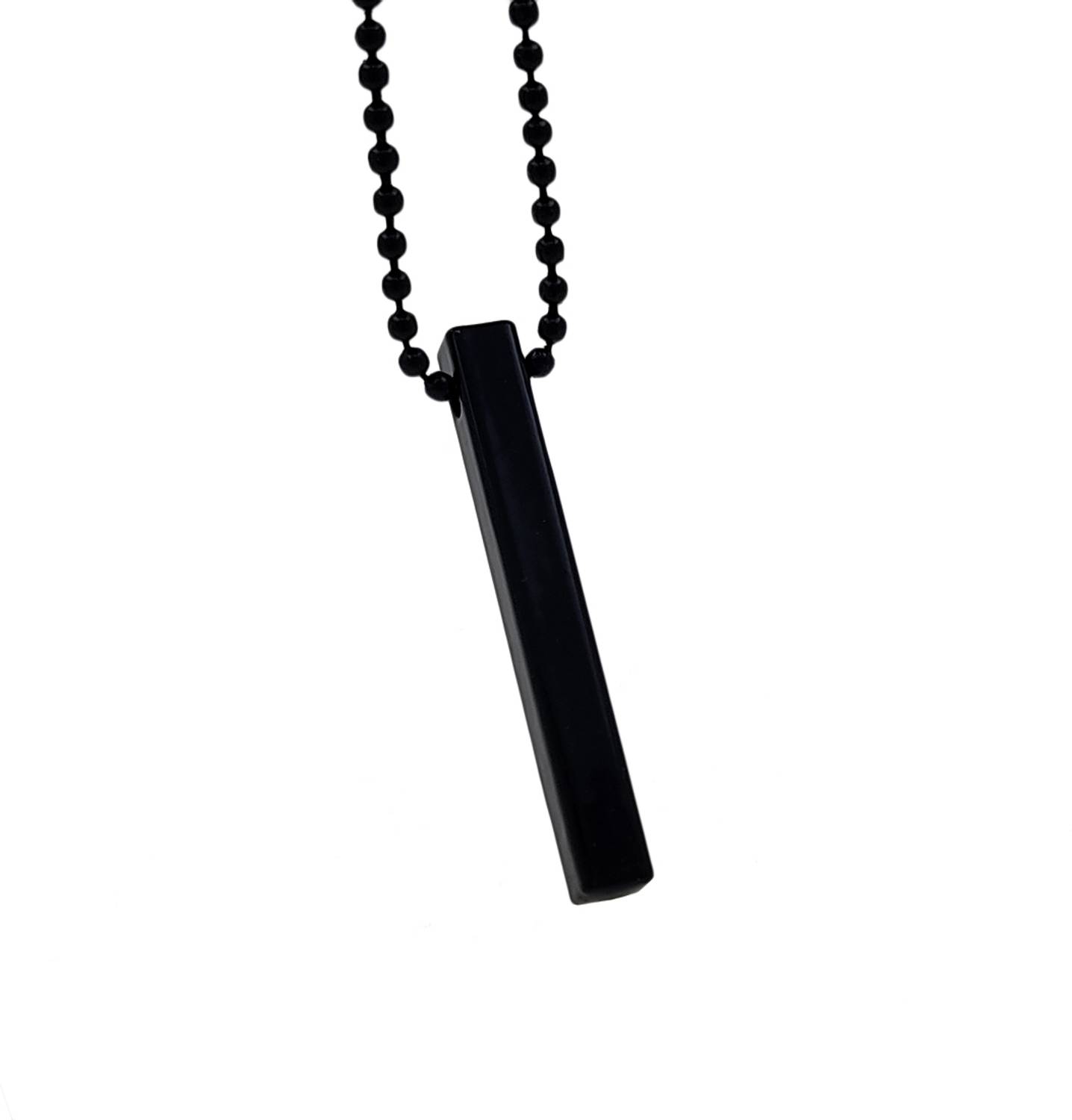Saizen Midnight Edge Black Pendant & Ring Combo - Image 4