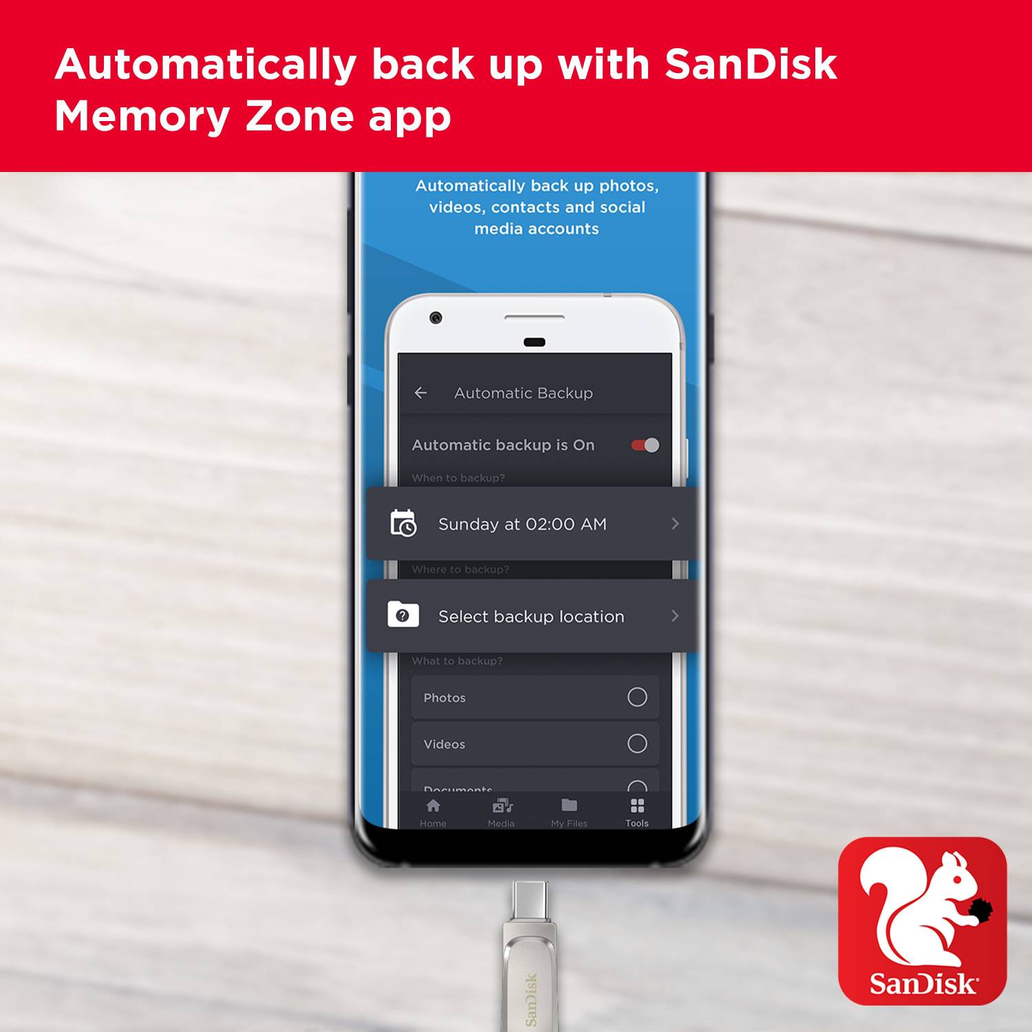 SanDisk 512GB OTG USB 3.2 Metal Case - Image 3