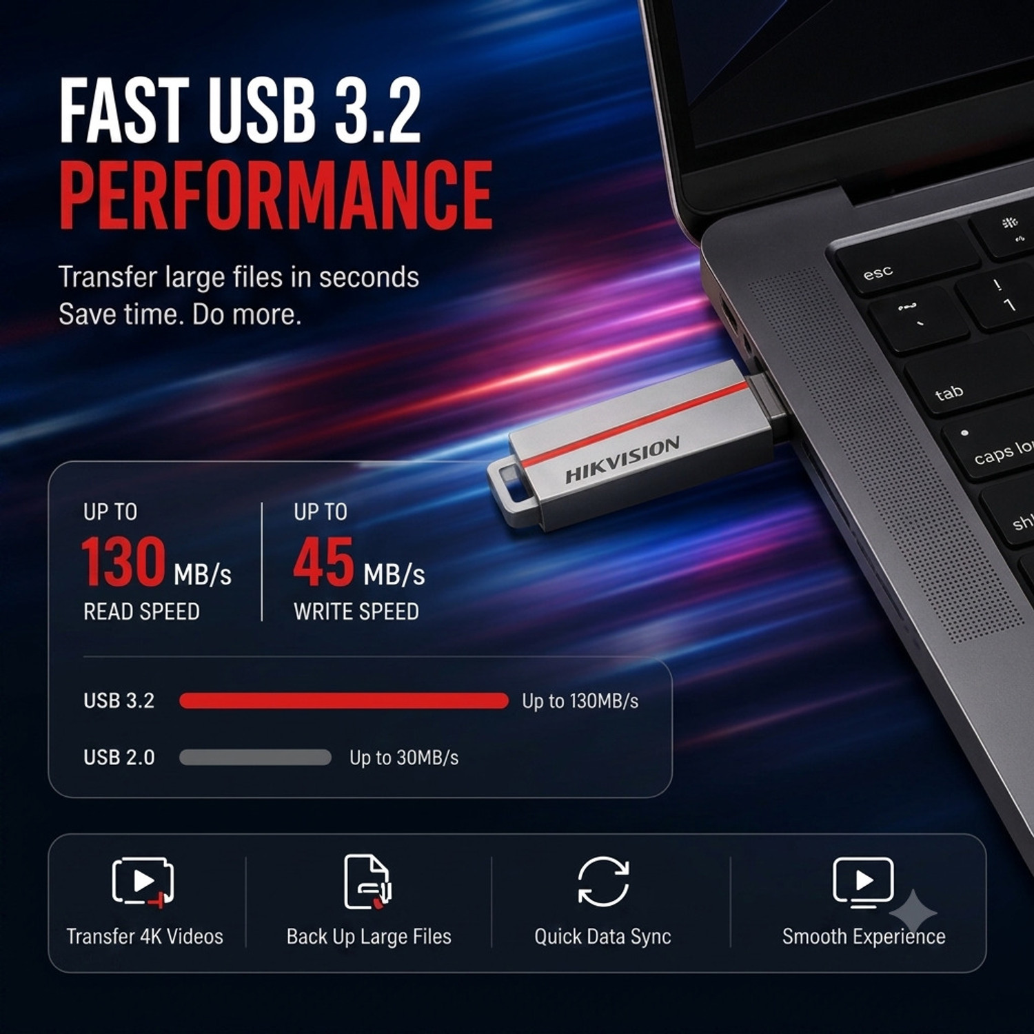 Image of HIKVISION E307C 32 GB OTG Drive Compatible with Mobile, Tablet, Laptop, Desktop Computer, Television, Audio Player, Gaming Console USB 3.2 Metal Case