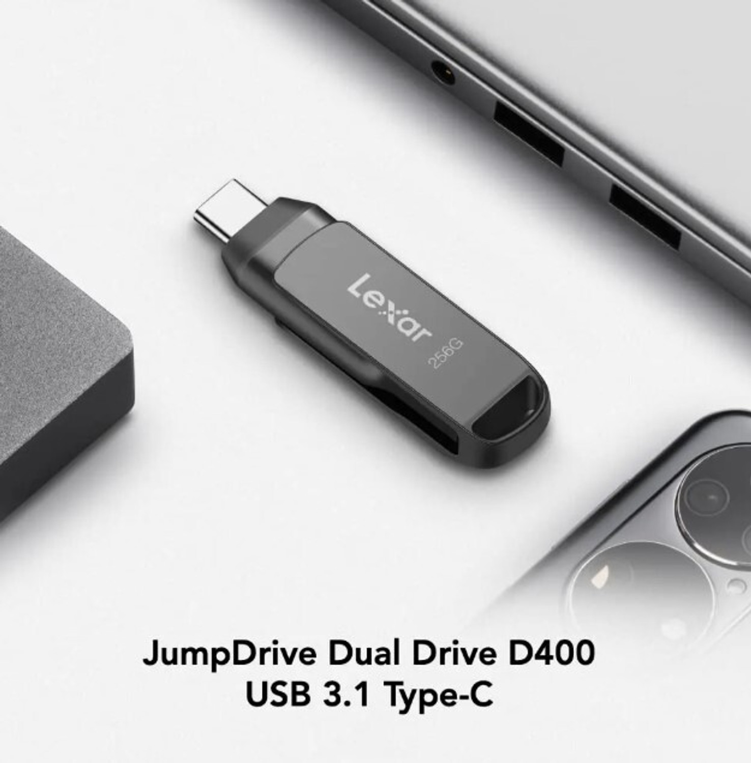 Image of Lexar Dual USB Flash Drive 128GB (Type-C & Type-A, USB 3.1, 100MB /s) 128 GB Pen Drive Compatible with Mobile, Laptop, Desktop Computer USB 3.1 Metal Case