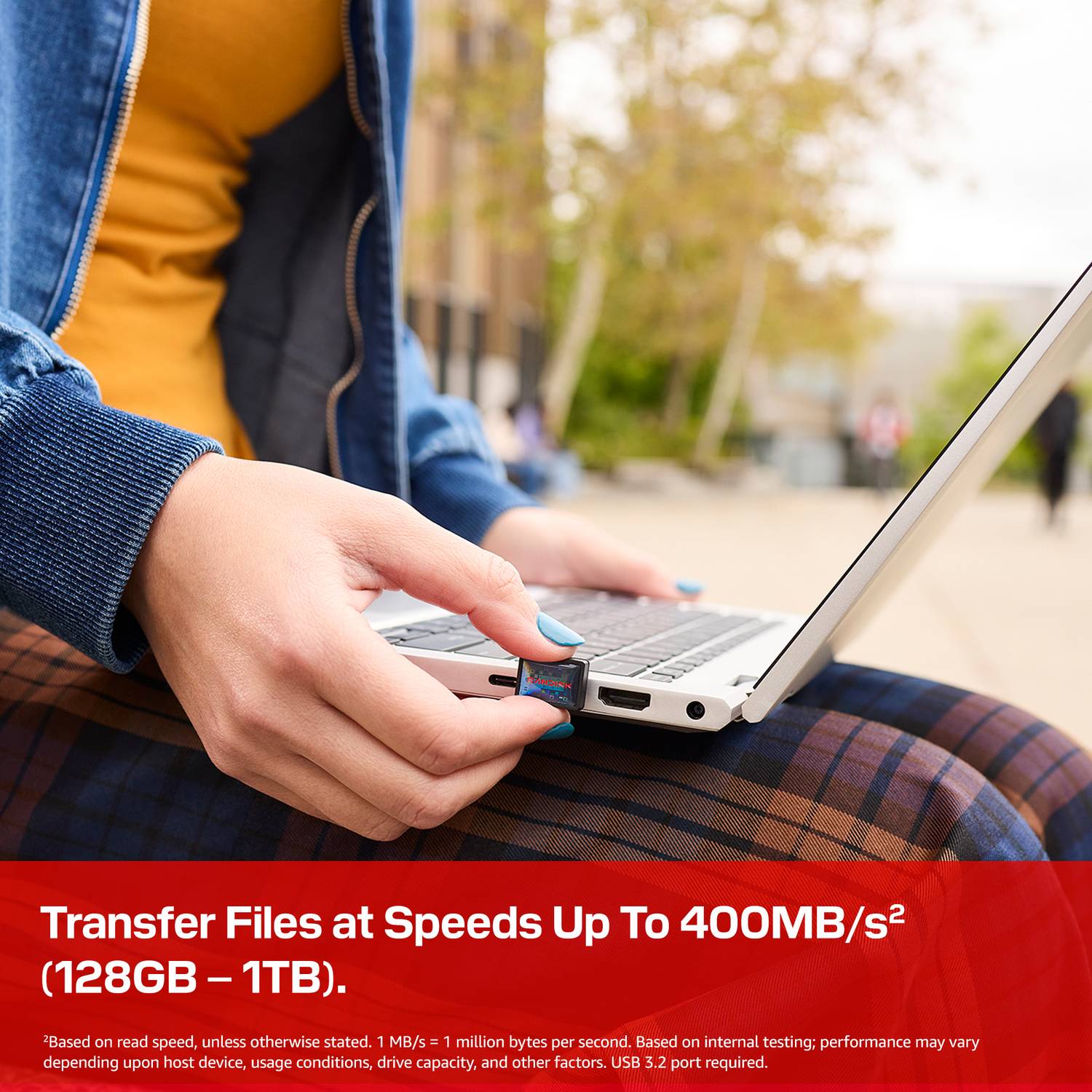 SanDisk Extreme Fit 128 GB USB 3.2 OTG Drive - Image 4