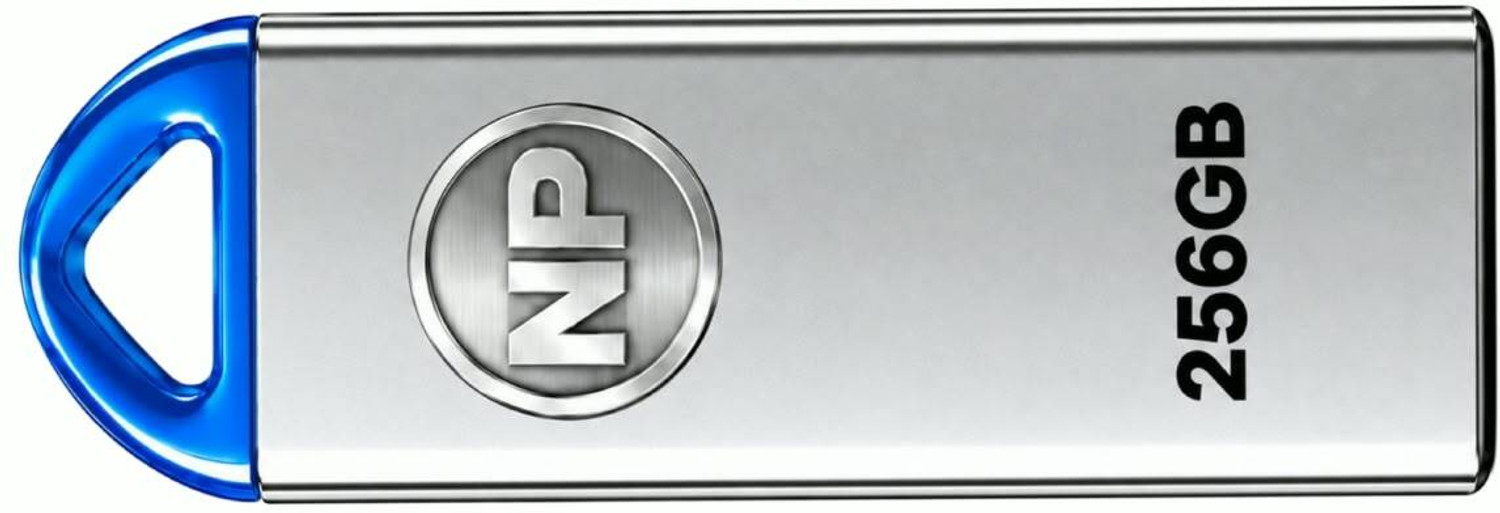 Image of NP 256GB PenDrive Quality OTG 256 GB OTG Drive Compatible with Audio Player, Desktop Computer, Gaming Console, Laptop, Mobile, Netbook, Tablet, Television USB 2.0 Metal Case (Silver, Mobile Pendrive)