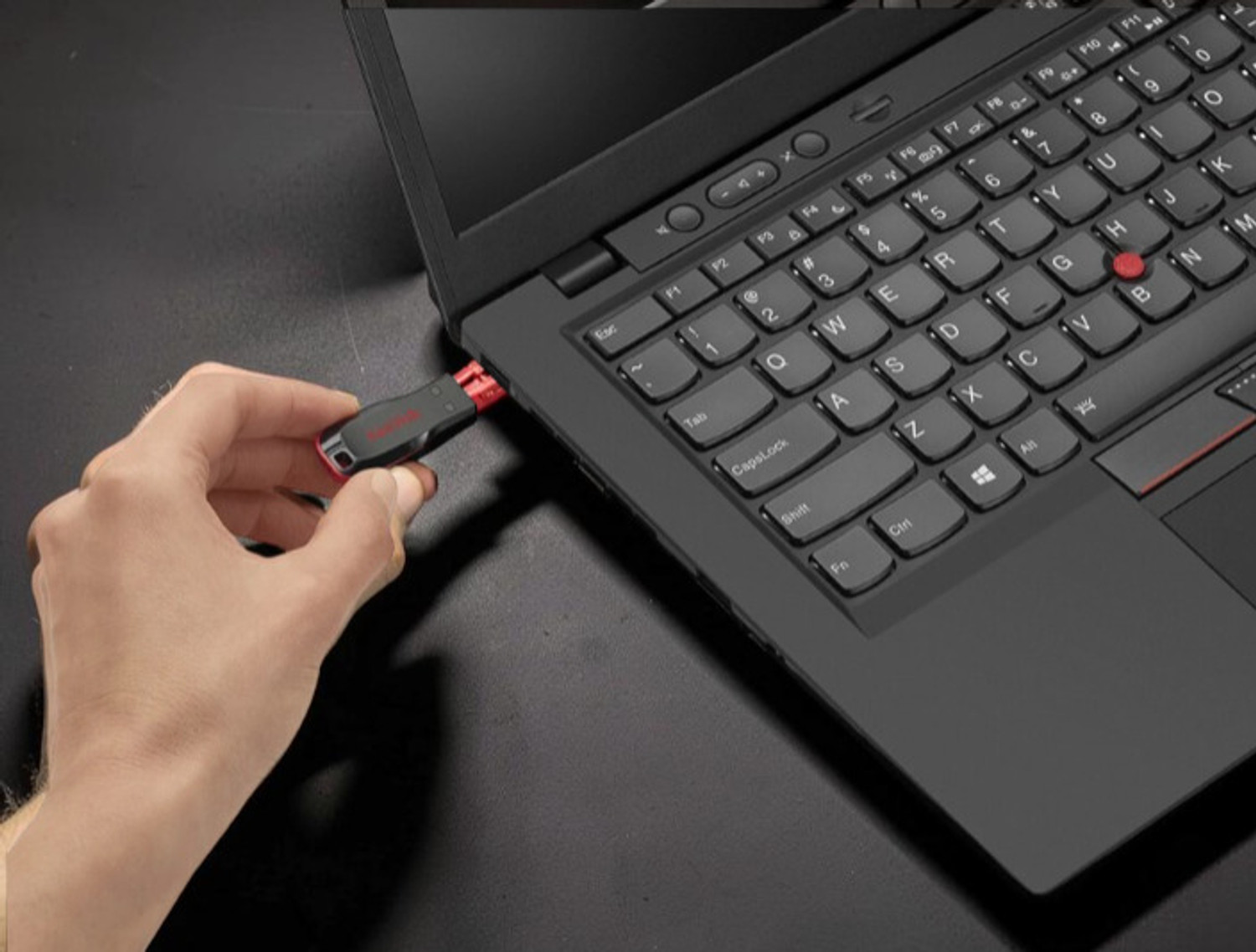 Image of SanDisk Pen Drive Portable Storage Device Personal Use 32 GB OTG Drive Compatible with Laptop, Audio Player, Tablet, Television, Desktop Computer USB 2.0 Metal Case