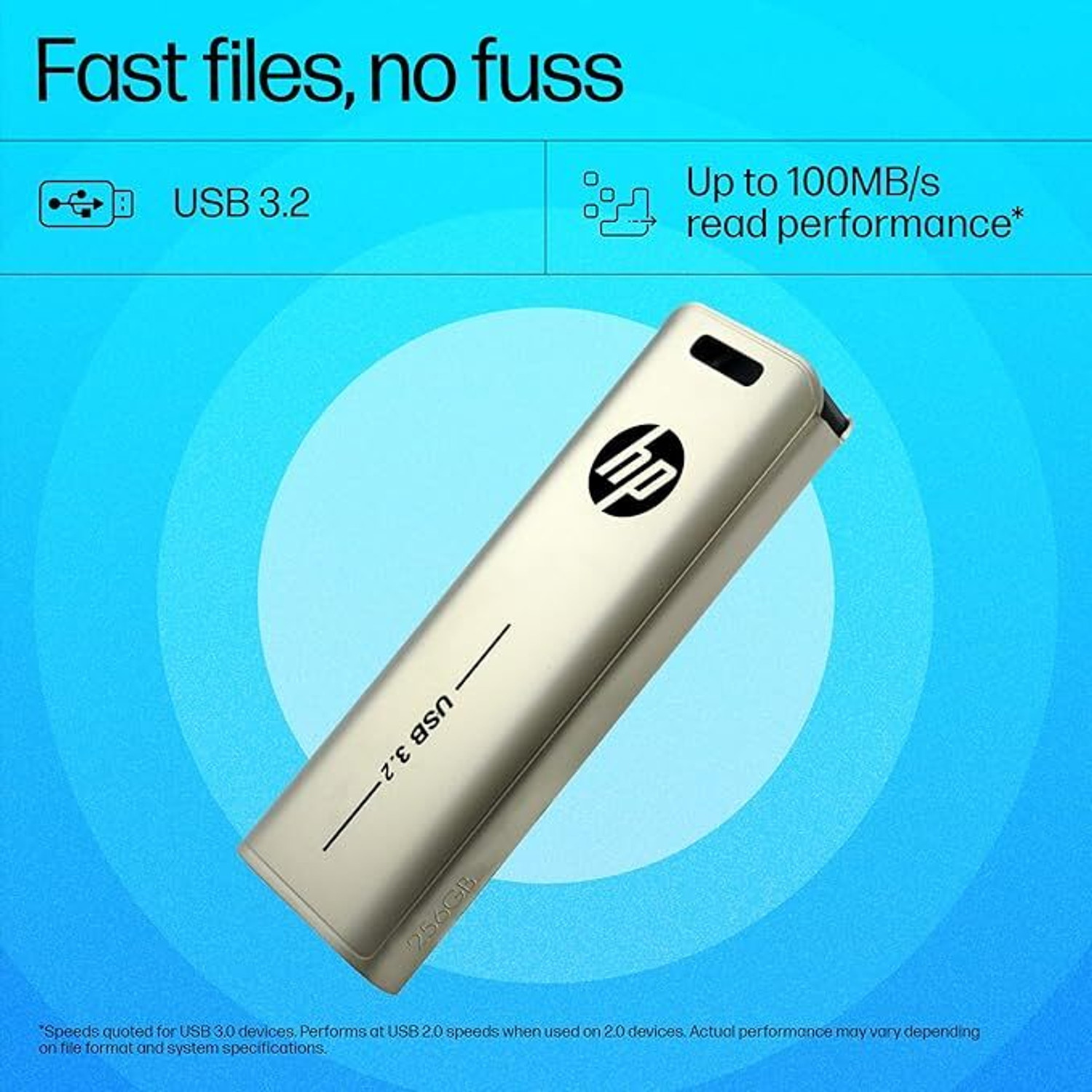 Image of HP 796w 256GB USB 3.2 Flash Drive 256 GB Pen Drive Compatible with Laptop USB 3.2 Metal Case