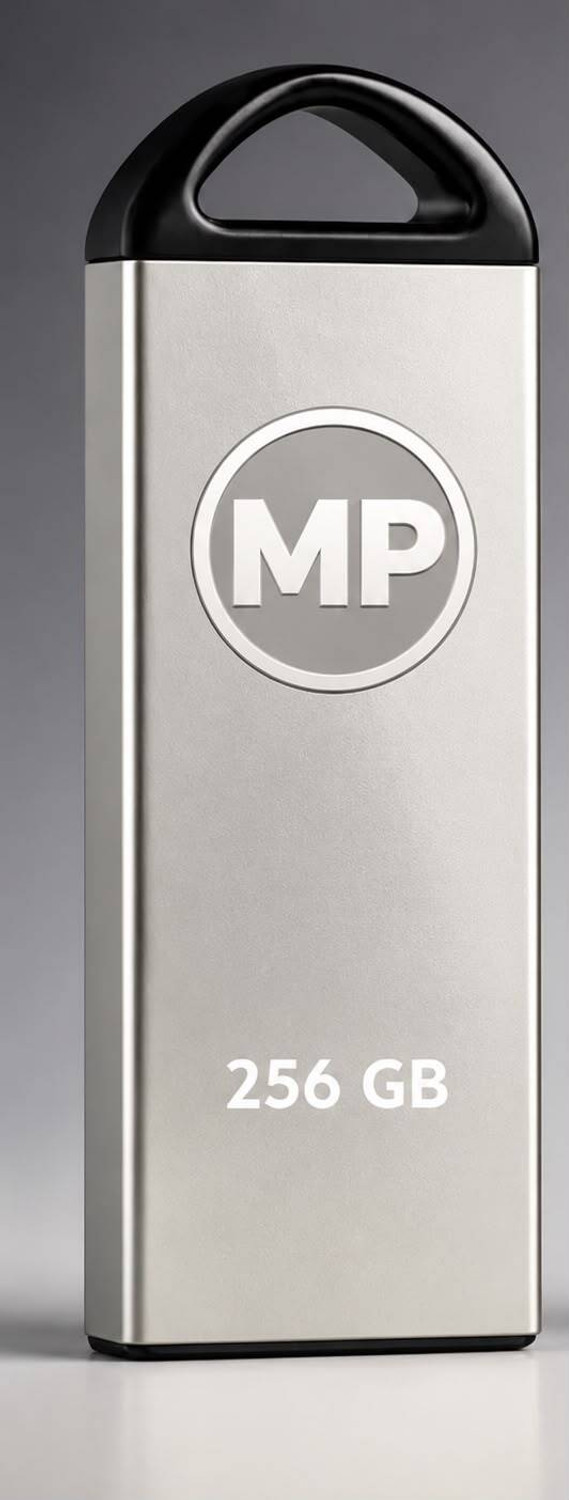 Image of MP M290 256 GB Pen Drive Compatible with Audio Player, Desktop Computer, Gaming Console, Laptop, Mobile, Netbook, Tablet, Television Lightning, USB 2.0, USB 3.0 Metal Case (Multicolor)