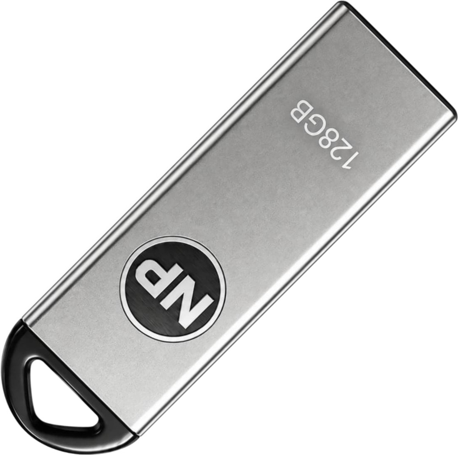 Image of NP 128GB PenDrive Premium Quality 128 GB Pen Drive Compatible with Audio Player, Desktop Computer, Gaming Console, Laptop, Mobile, Netbook, Tablet, Television USB 2.0 Metal Case (Silver)