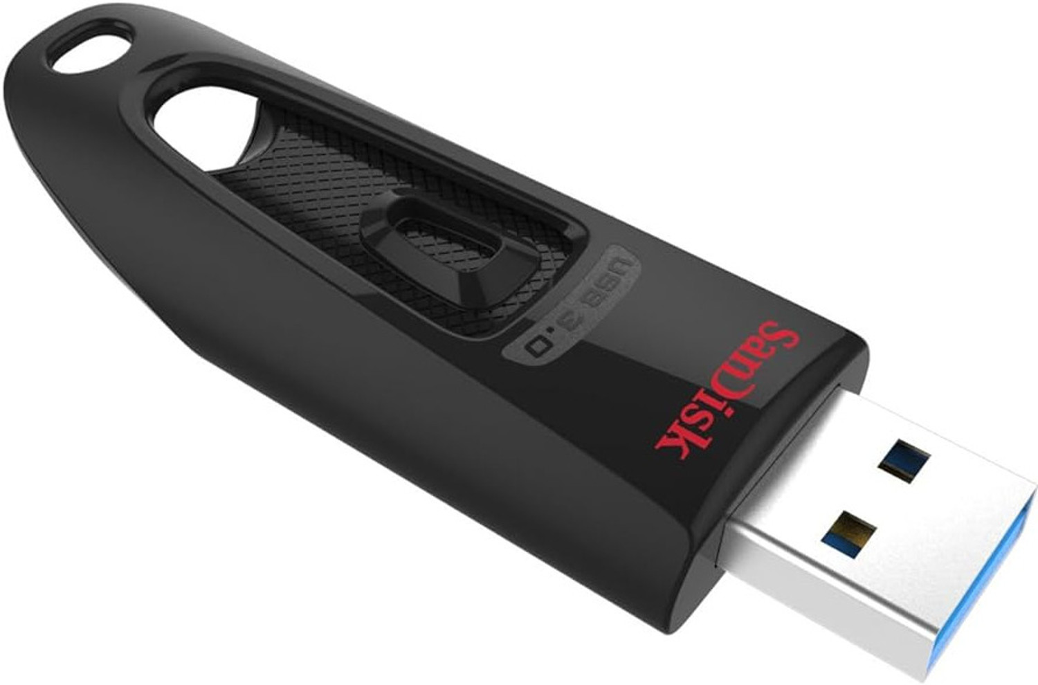 Image of SanDisk Ultra USB 3.0 SDCZ48-128G-U46 128 GB Pen Drive Compatible with Laptop, Audio Player, Desktop Computer, Television USB 3.0 Plastic Case