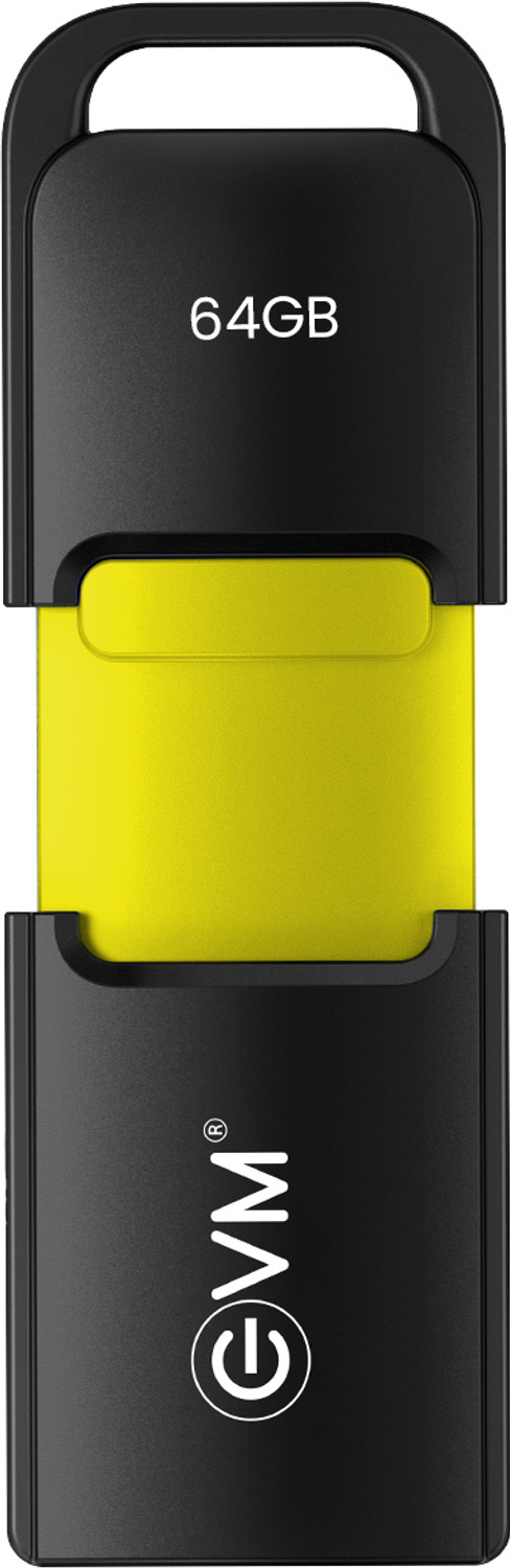 Image of EVM ENX /64G 64 GB Pen Drive Compatible with Laptop, Desktop Computer, Audio Player, Television USB 3.2 Plastic Case