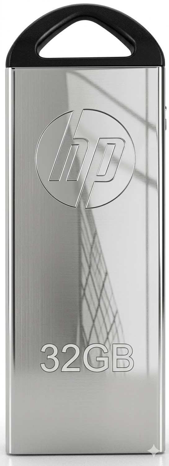 Image of HP V220-32GB+32GB COMBO 32 GB Pen Drive Compatible with Audio Player, Desktop Computer, Laptop, Gaming Console USB 2.0 Metal Case