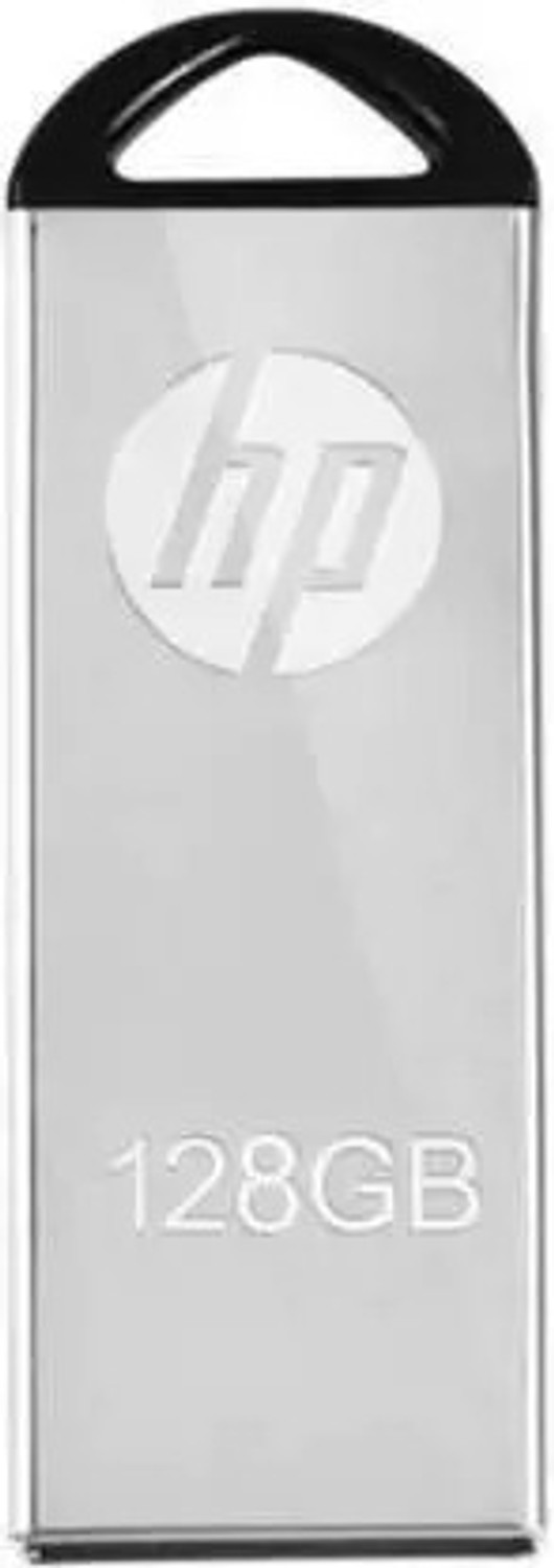 Image of HP v250 128 GB Pen Drive Compatible with Mobile, Audio Player, Desktop Computer, Gaming Console, Laptop, Television USB 2.0 Metal Case