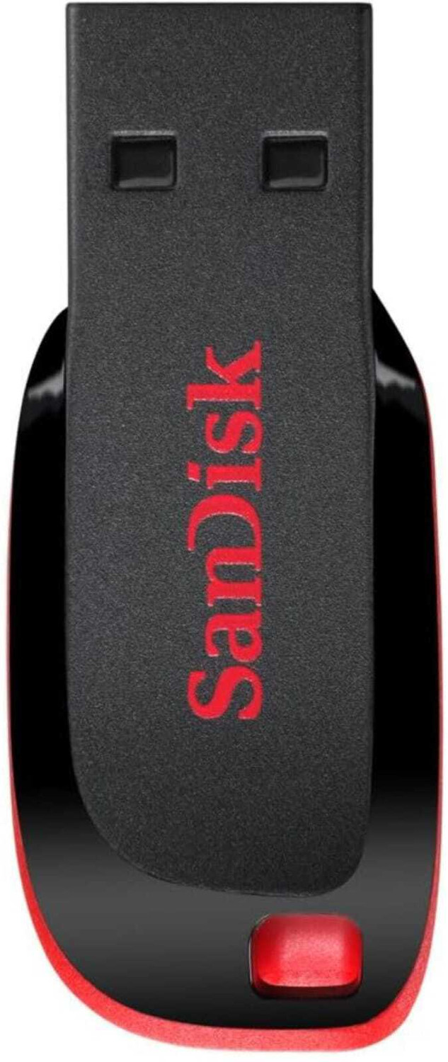 Image of SanDisk Cruzer Blade SDCZ50 128 GB 128 GB Pen Drive Compatible with Audio Player, Desktop Computer, Gaming Console, Laptop, Mobile, Netbook, Tablet, Television USB 2.0 Plastic Case