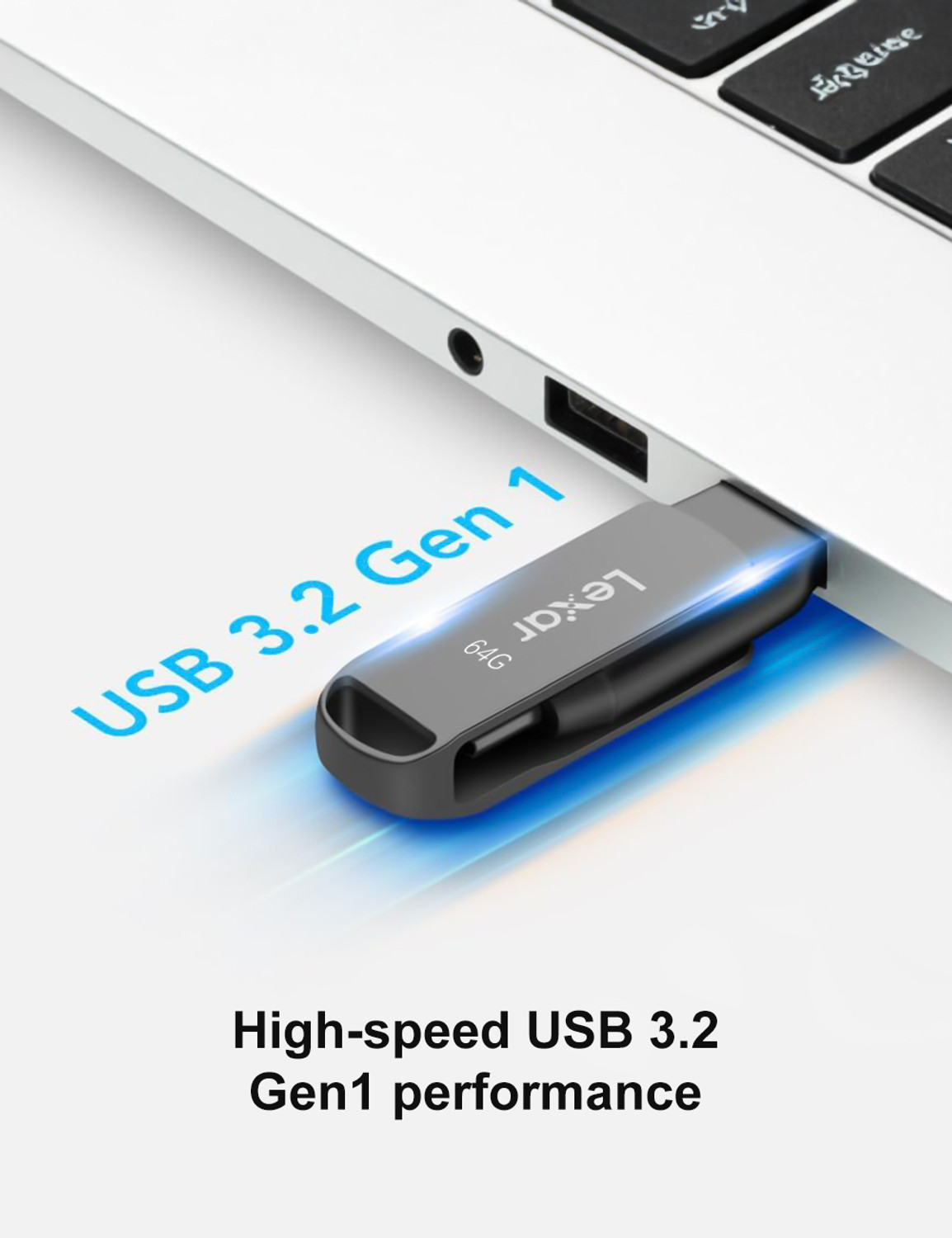 Image of Lexar Dual USB Flash Drive 64GB (Type-C & Type-A, USB 3.1, 100MB /s) 64 GB Pen Drive Compatible with Mobile, Laptop, Desktop Computer USB 3.1 Metal Case
