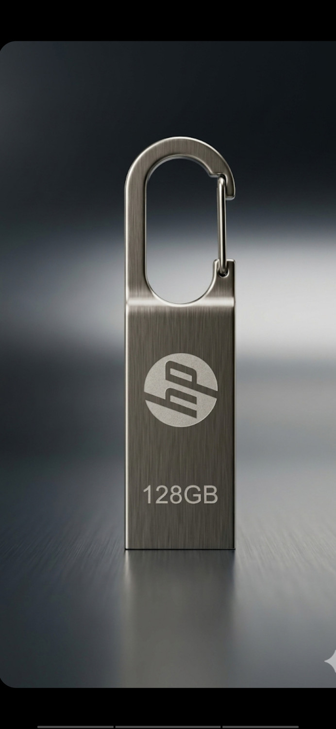 Image of HP V226w DJ 128 GB Pen Drive Compatible with Laptop, Desktop Computer, Netbook, Tablet USB 3.0, USB 2.0 Metal Case