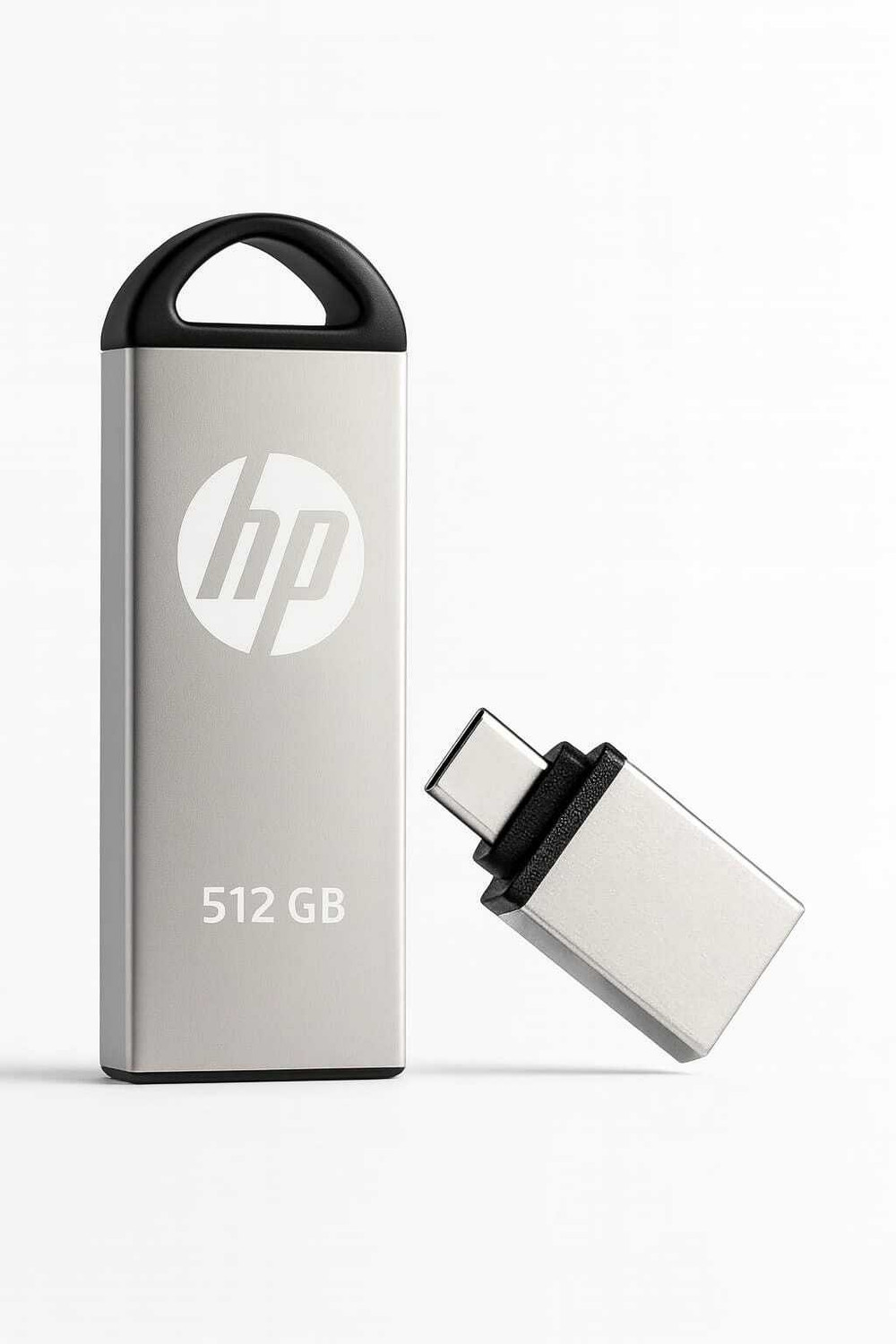 Image of HP 512GB PENDRIVE USB Flash Drive 512 GB Pen Drive Compatible with Laptop, Desktop Computer, Mobile USB 3.0 Metal Case