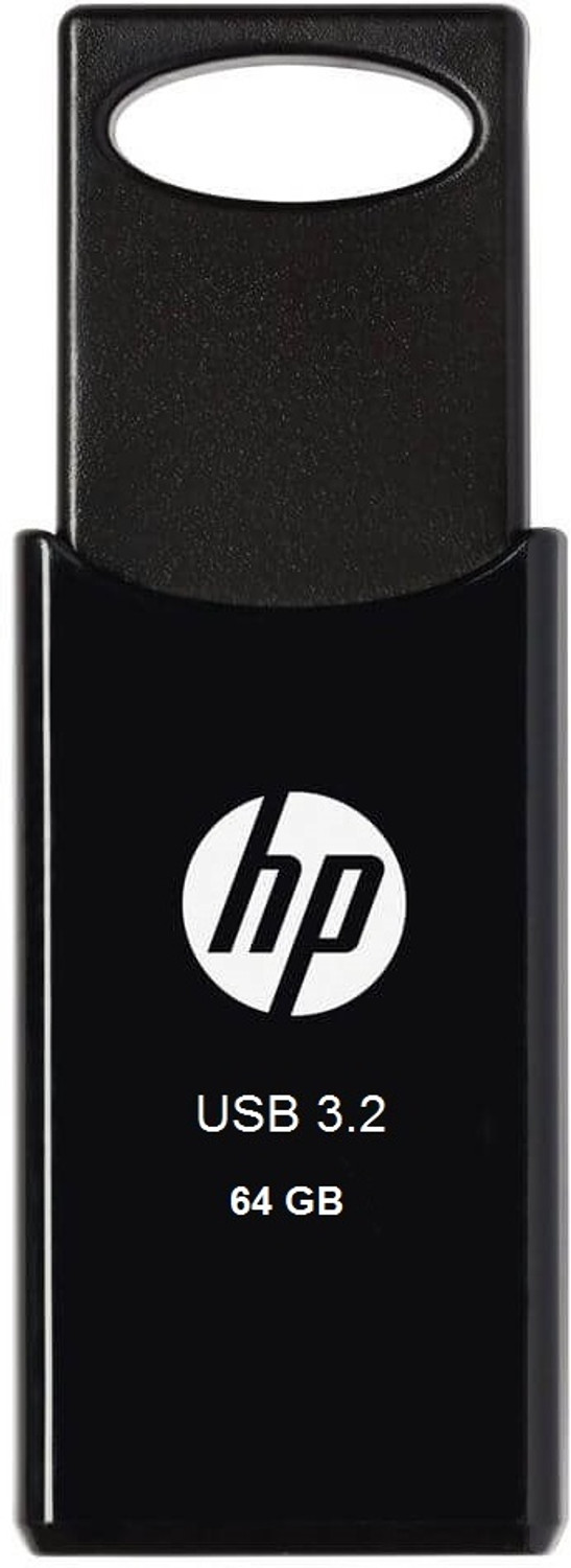 Image of HP 712W 64GB USB3.2 64 GB Pen Drive Compatible with Laptop, Desktop Computer USB 3.2 Plastic Case