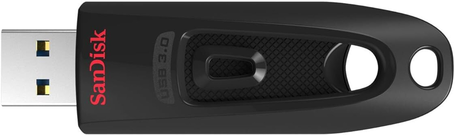 Image of SanDisk Ultra 64 GB USB 3.0 Pen Drive, Flash Drive, Upto 130MB /s R, Pendrive, Black, 64 GB Pen Drive Compatible with Desktop Computer, Mobile, Laptop USB 3.0 Plastic Case