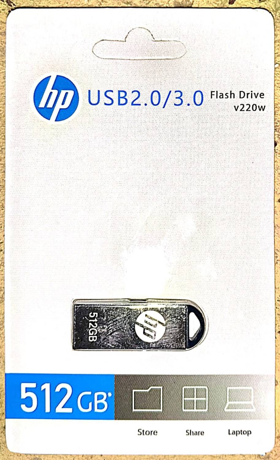 HP V220 512 GB OTG USB 2.0 Flash Drive - Image 3