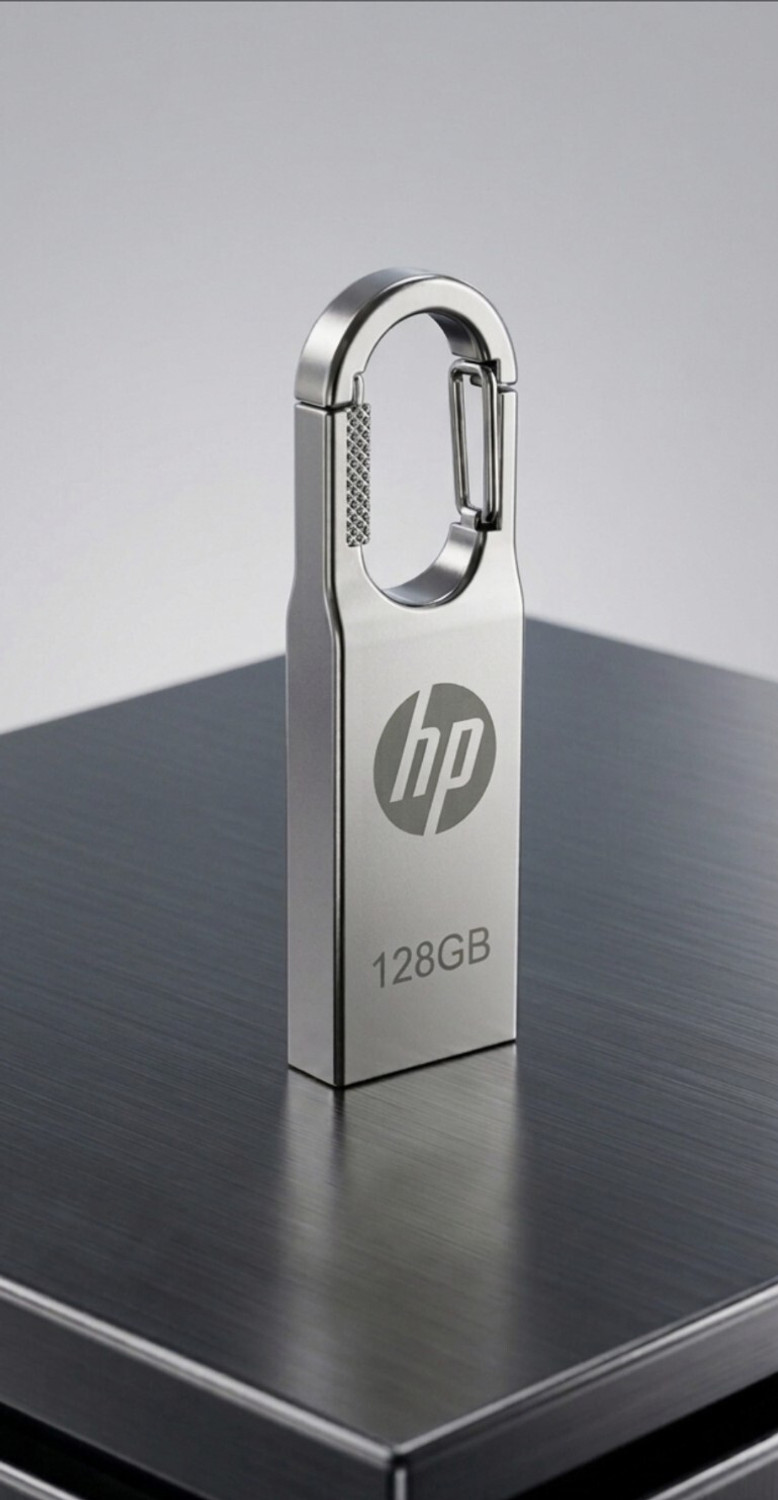 Image of HP V220w LR 128 GB Pen Drive Compatible with Laptop, Mobile USB 2.0, USB 3.0 Metal Case