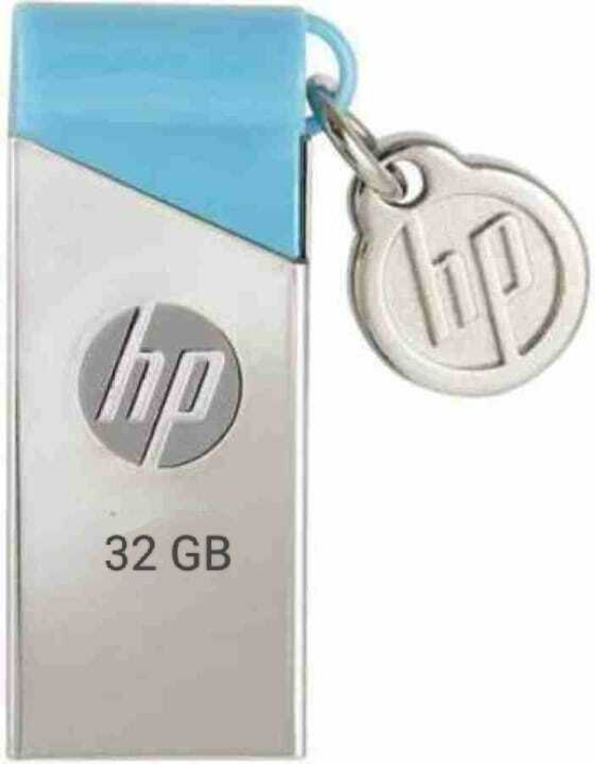 Image of HP v215b 32 GB Pen Drive Compatible with Desktop Computer, Laptop, Netbook USB 2.0 Metal Case