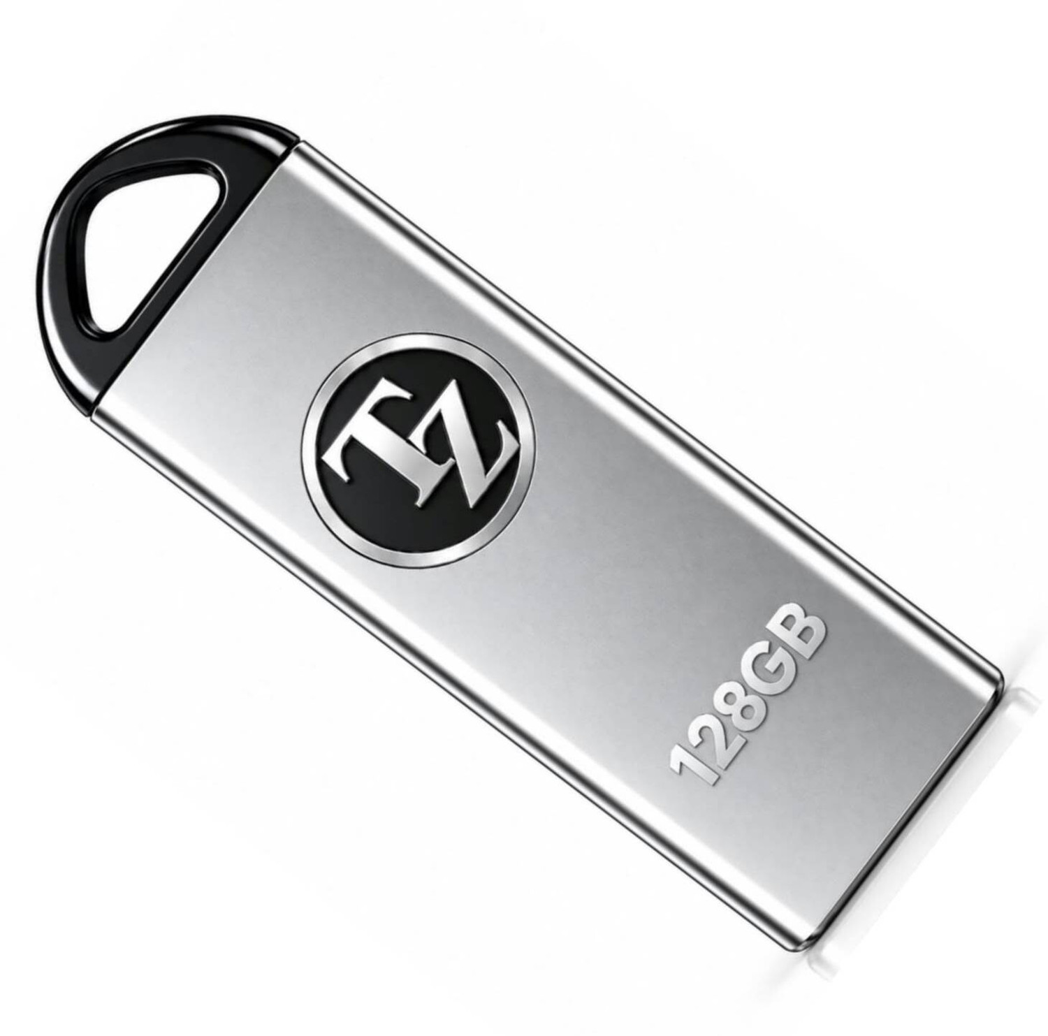 Image of T ZED 128GB A1 Pendrive 128 GB Pen Drive Compatible with Audio Player, Desktop Computer, Gaming Console, Laptop, Mobile, Netbook, Tablet, Television USB 2.0 Metal Case (Silver)