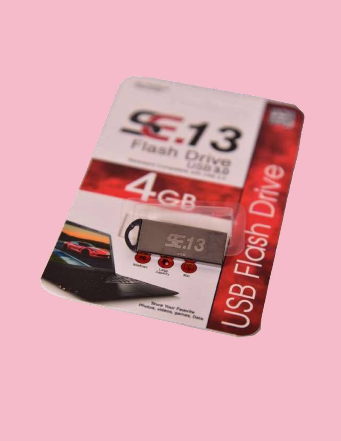 SE.13 3.0 Flash Drive Metal Pendrive High Speed Data StorageP176 4 GB Pen Drive Compatible with Mobile, Laptop USB 3.0 Metal Case