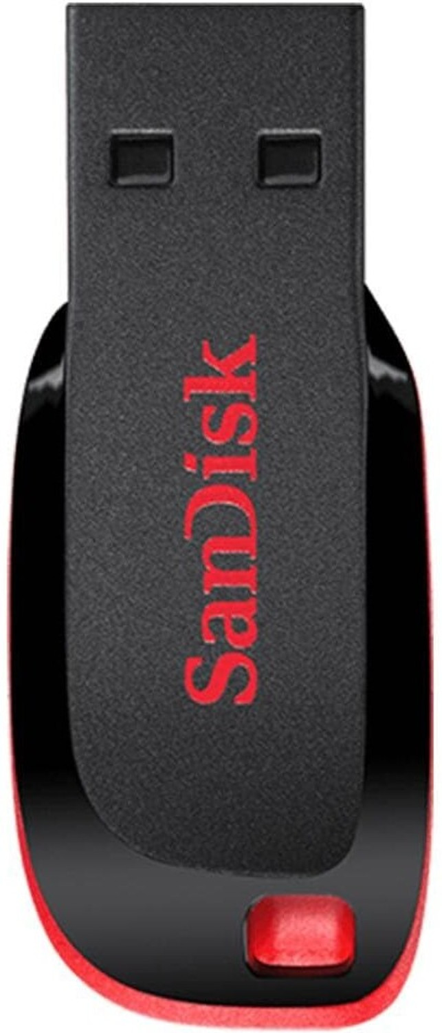 Image of SanDisk Cruze Blade SDCZ50-128G 128 GB Pen Drive Compatible with Desktop Computer, Laptop, Television USB 2.0 Plastic Case
