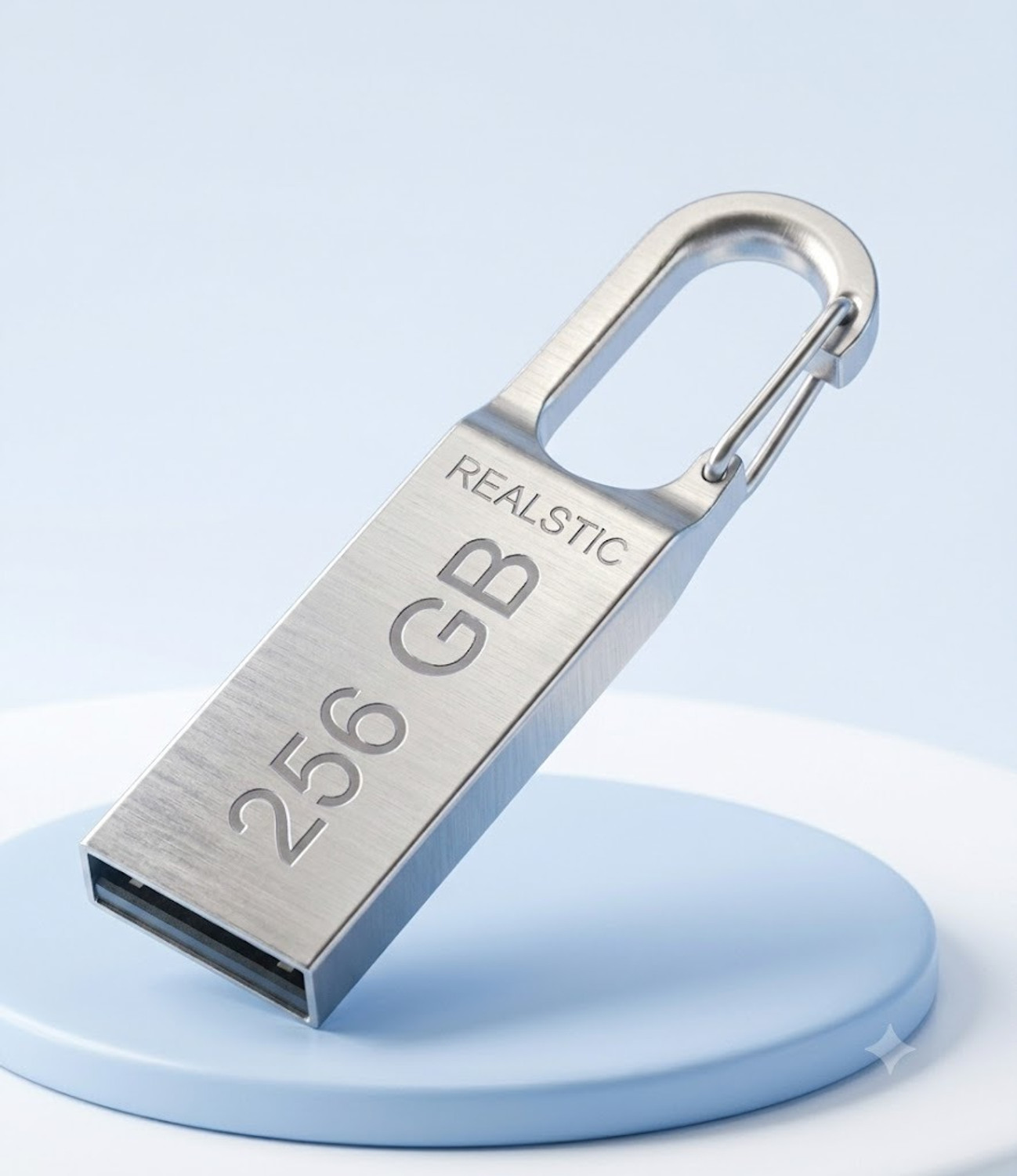 Image of Realstic 256 GB Pen Drive New 256 GB Pen Drive Compatible with Audio Player, Desktop Computer, Gaming Console, Laptop, Mobile, Netbook, Tablet, Television USB 3.0 Metal Case (Silver)