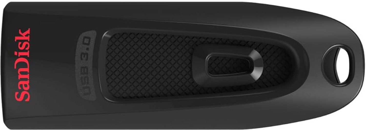 Image of SanDisk Ultra USB 3.0 SDCZ48-128G-U46 128 GB Pen Drive Compatible with Laptop, Audio Player, Desktop Computer, Television USB 3.0 Plastic Case