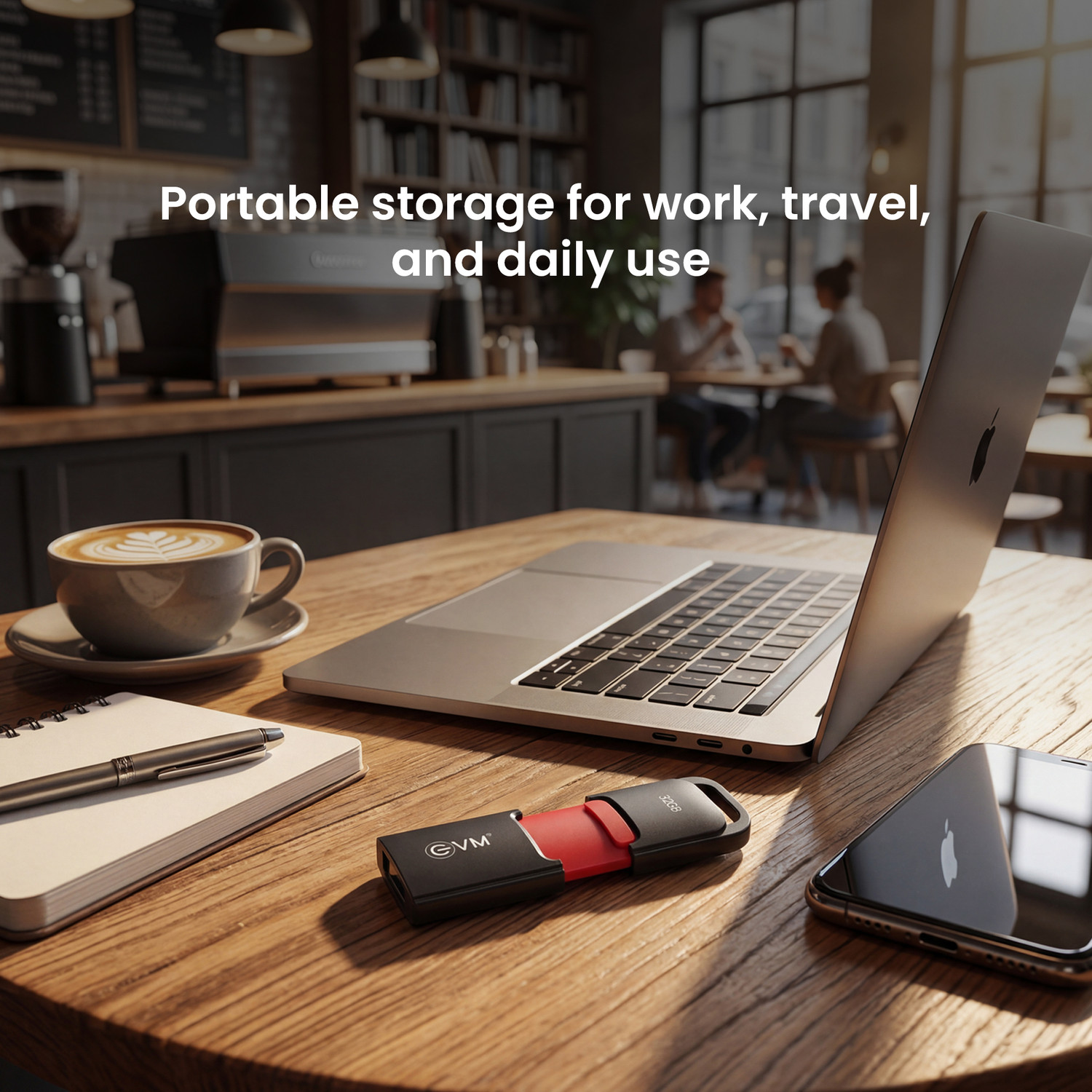Image of EVM ENX /32G 32 GB Pen Drive Compatible with Laptop, Desktop Computer, Audio Player, Television USB 3.2 Plastic Case