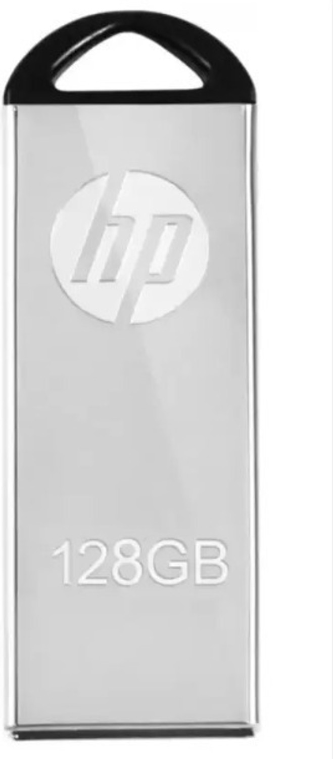 Image of HP v250 128 GB Pen Drive Compatible with Mobile, Audio Player, Desktop Computer, Gaming Console, Laptop, Television USB 2.0 Metal Case
