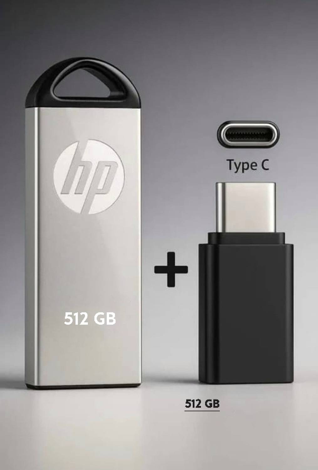 HP V220 512 GB OTG USB 2.0 Flash Drive