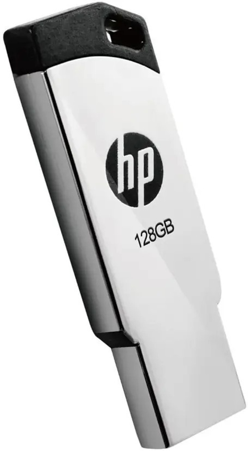 Image of HP Pen Drive v236W 128 GB Pen Drive Compatible with Audio Player, 128 GB Pen Drive Compatible with Audio Player, Desktop Computer, Gaming Console, Laptop, Mobile, Netbook, Television, Tablet USB 2.0 Metal Case