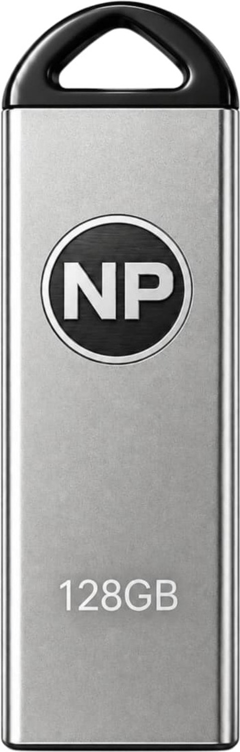 Image of NP 128GB PenDrive Premium Quality 128 GB Pen Drive Compatible with Audio Player, Desktop Computer, Gaming Console, Laptop, Mobile, Netbook, Tablet, Television USB 2.0 Metal Case (Silver)