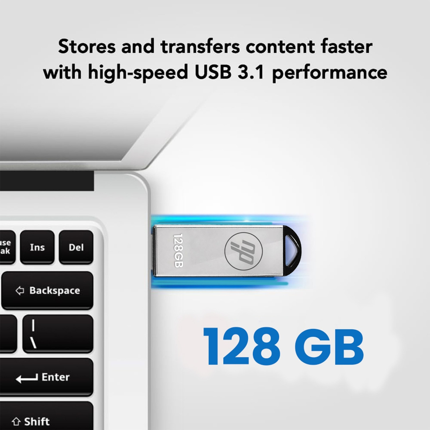 Image of npstar 128 GB Pendrive 3 in 1 OTG 128 GB Pen Drive Compatible with Audio Player, Desktop Computer, Gaming Console, Laptop, Mobile, Netbook, Tablet, Television USB 3.0 Metal Case