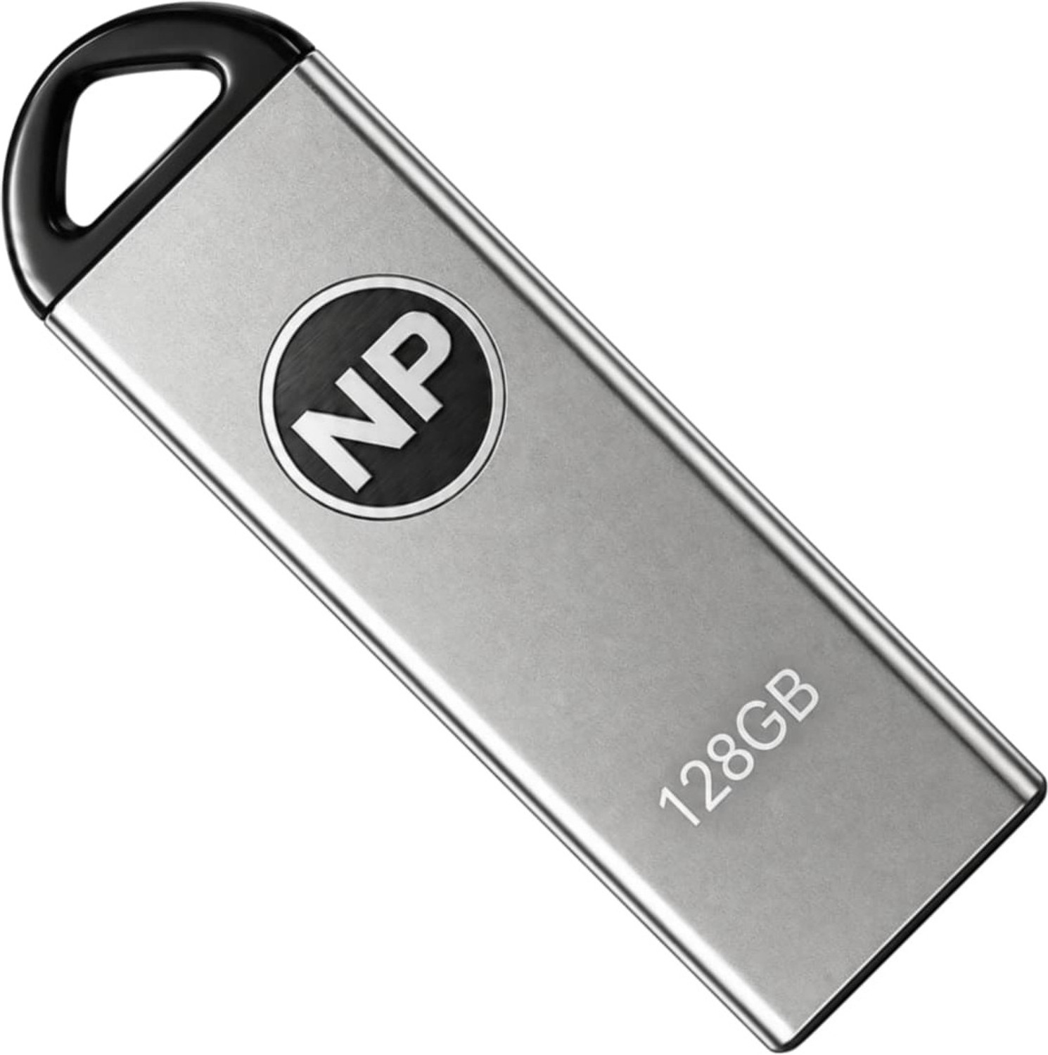 Image of NP 128GB PenDrive Premium Quality 128 GB Pen Drive Compatible with Audio Player, Desktop Computer, Gaming Console, Laptop, Mobile, Netbook, Tablet, Television USB 2.0 Metal Case (Silver)
