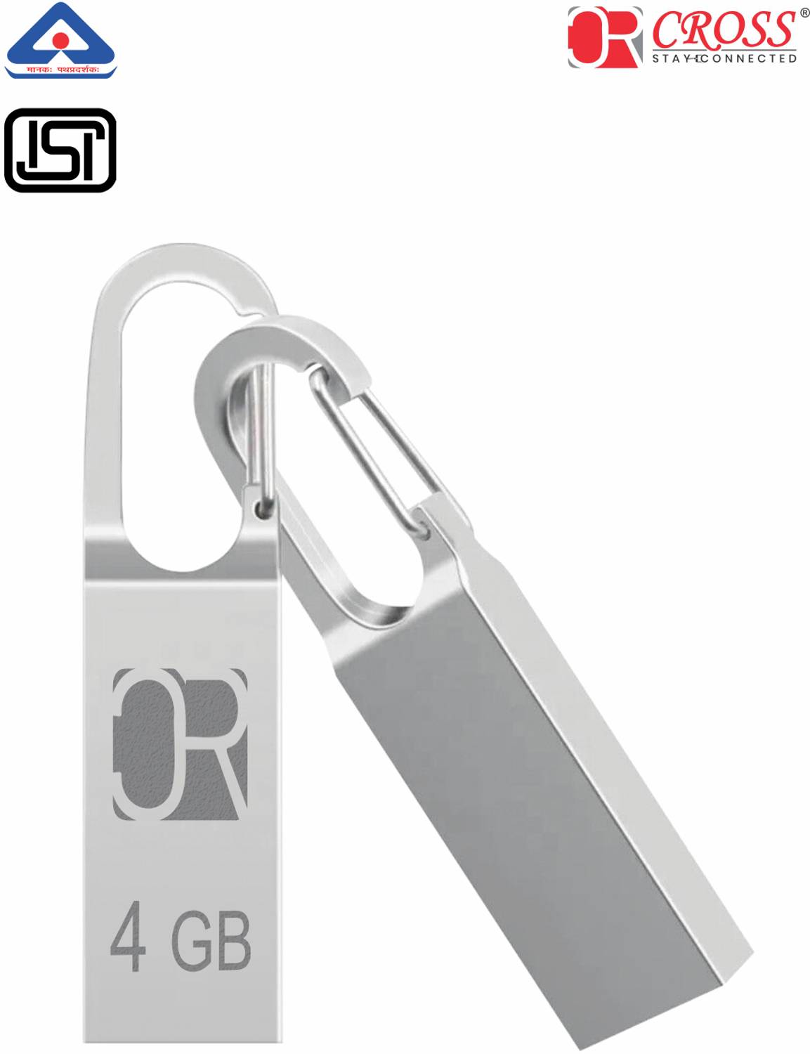 CROSS USB 3.0 PENDRIVE 4 GB Pen Drive Compatible with Desktop Computer, Laptop, Television USB 3.0 Metal Case