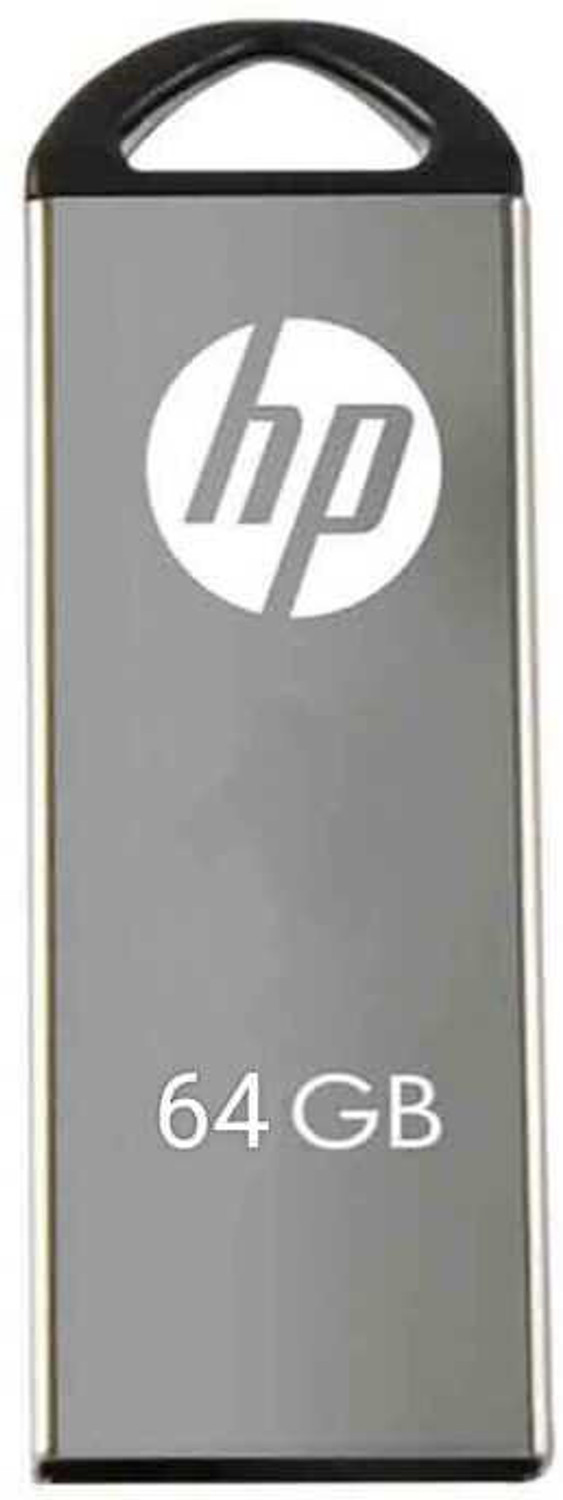 Image of HP V220W 64 GB Pen Drive Compatible with Netbook, Gaming Console, Desktop Computer, Audio Player, Television, Laptop USB 2.0 Metal Case