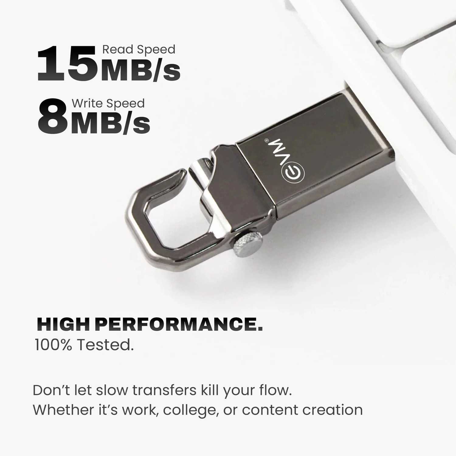 Image of EVM EVMPD /16GB 16 GB OTG Drive Compatible with Desktop Computer, Laptop USB 2.0 Metal Case