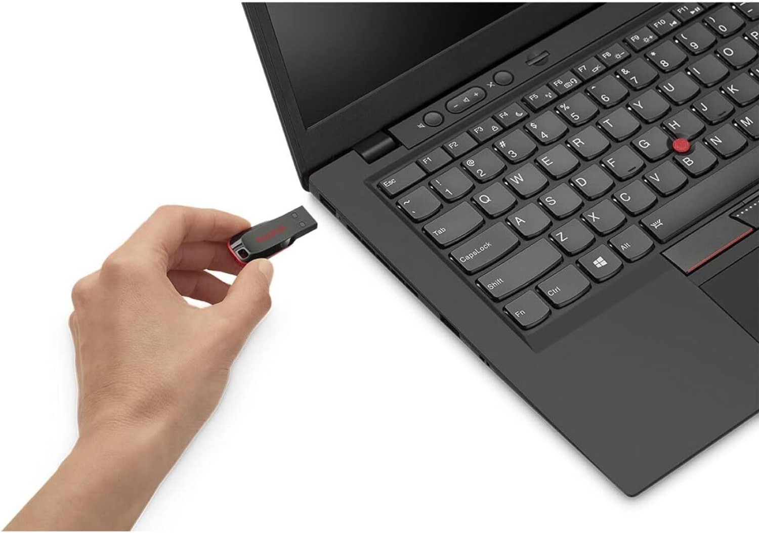Image of SanDisk Cruzer Blade 32GB USB 2.0 Flash Pendrive 32 GB Pen Drive Compatible with Audio Player, Desktop Computer, Gaming Console, Laptop, Mobile, Netbook, Tablet, Television USB 2.0 Plastic Case