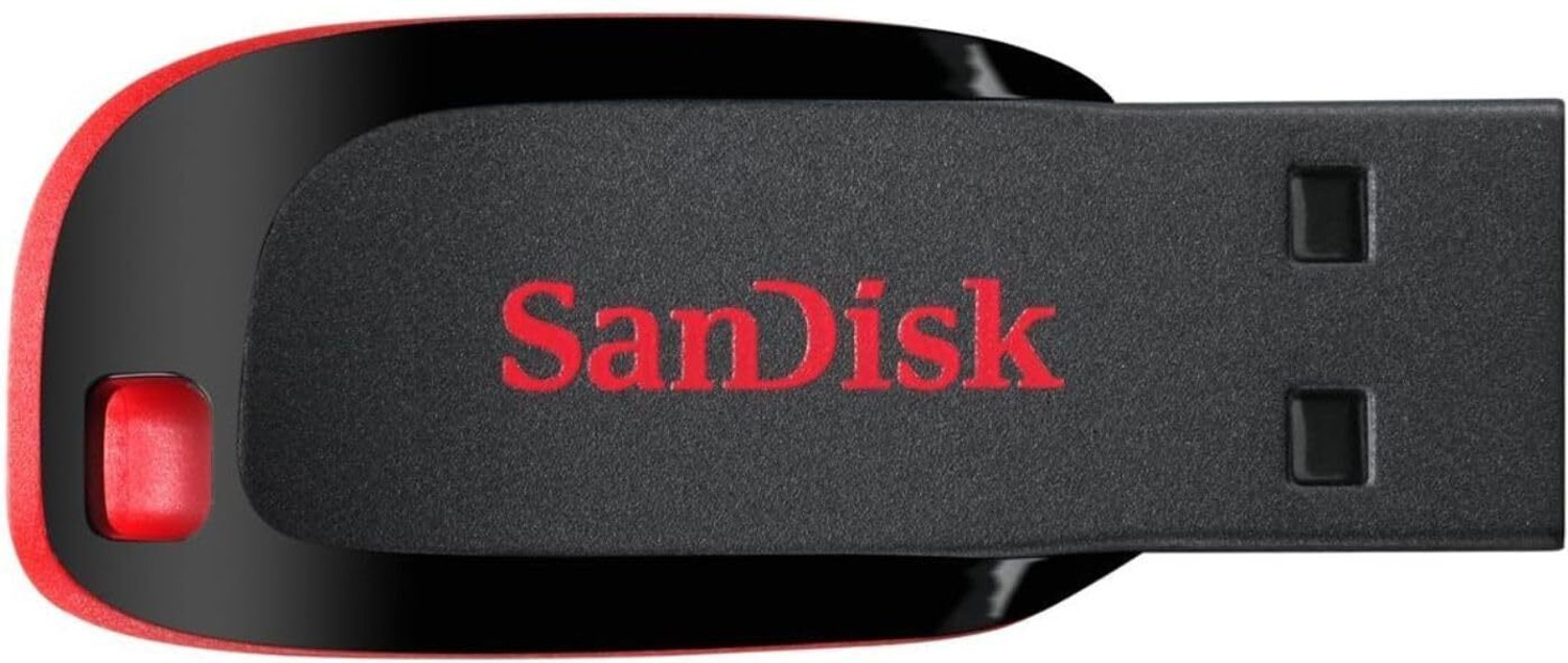 Image of SanDisk Cruzer Blade 32GB USB 2.0 Flash Pendrive 32 GB Pen Drive Compatible with Audio Player, Desktop Computer, Gaming Console, Laptop, Mobile, Netbook, Tablet, Television USB 2.0 Plastic Case