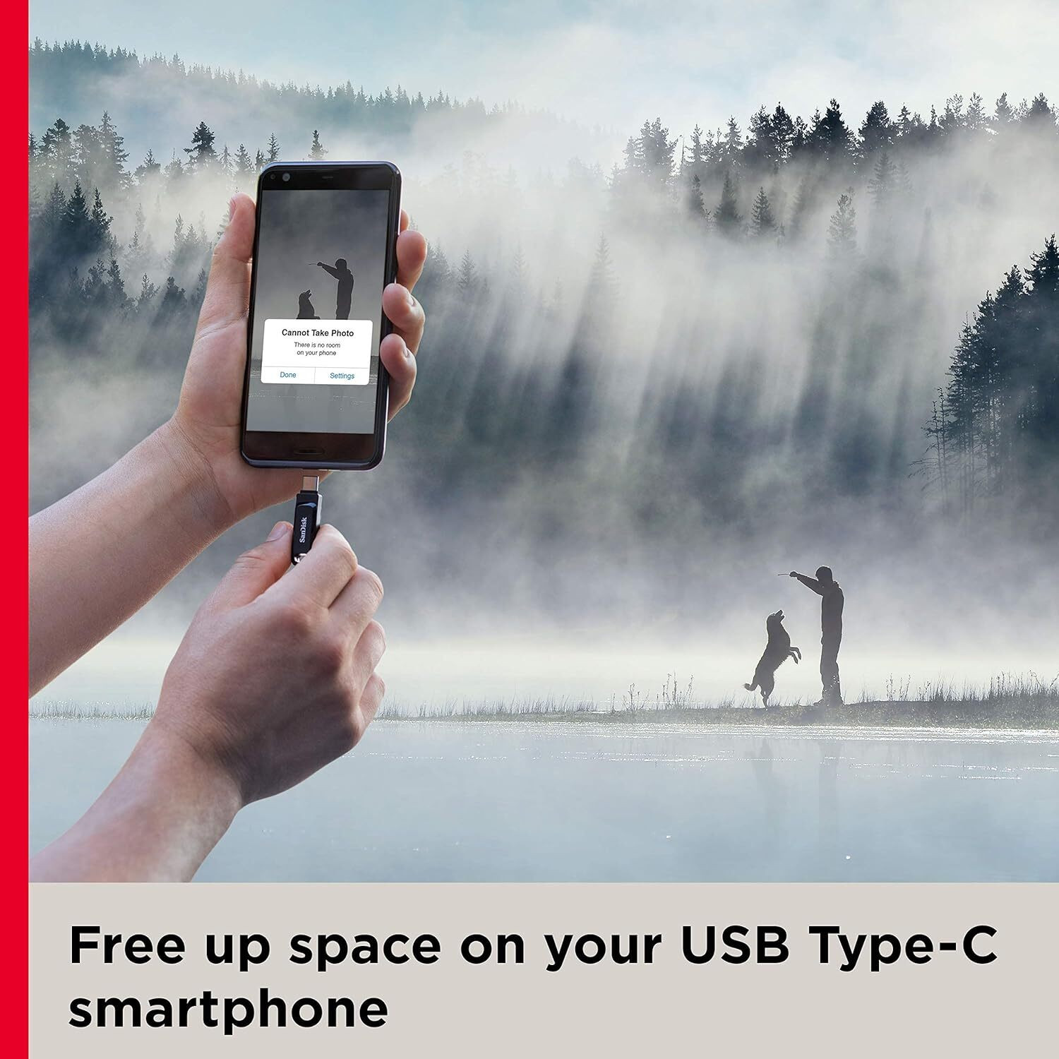 Image of SanDisk Dual Drive Go usb3.0 Type C Pendrive 128 GB OTG Drive Compatible with Desktop Computer, Mobile, Tablet, Television USB 3.0 Metal Case