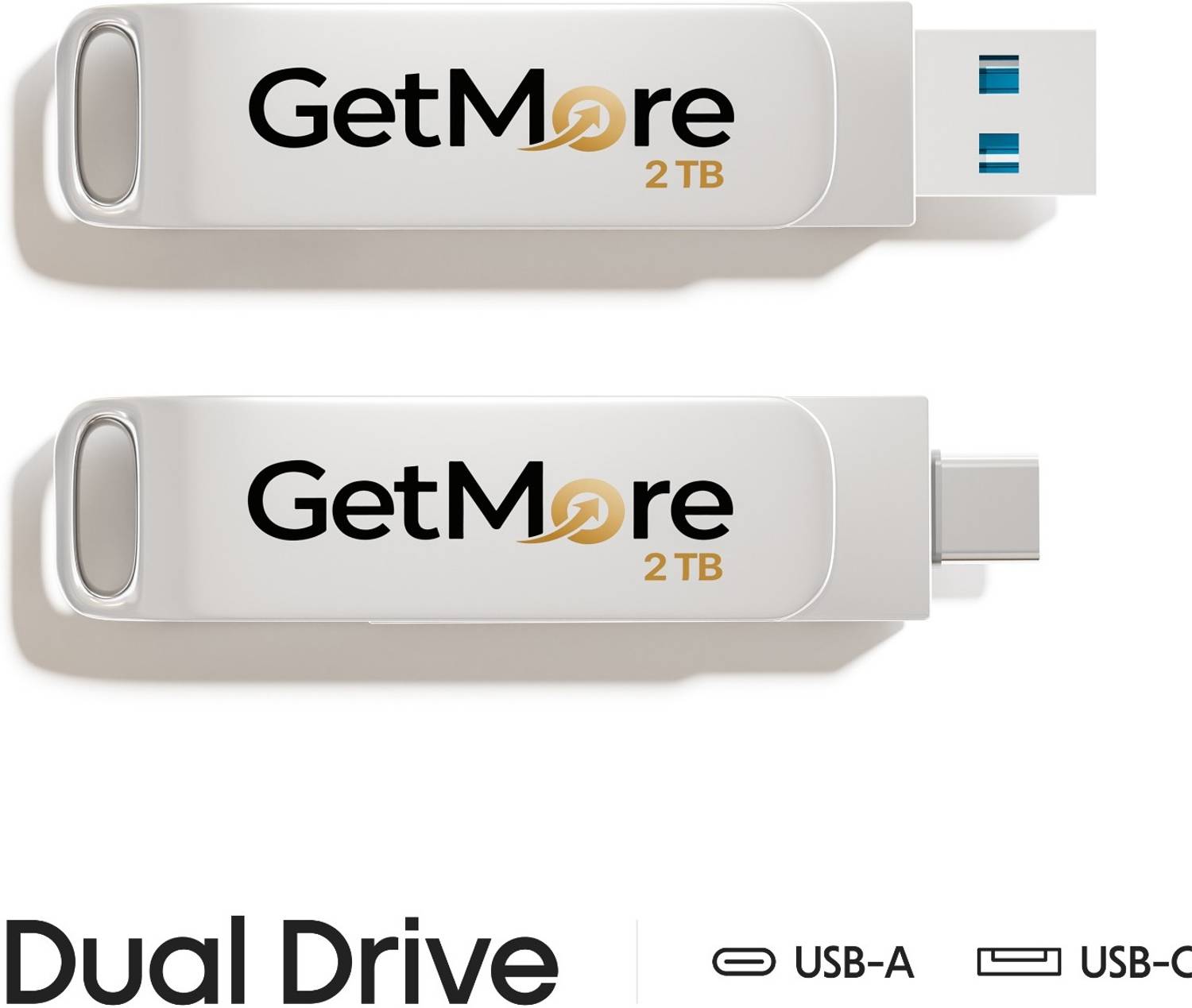 Getmor 2TB Type-C & USB-A OTG Drive - Image 3